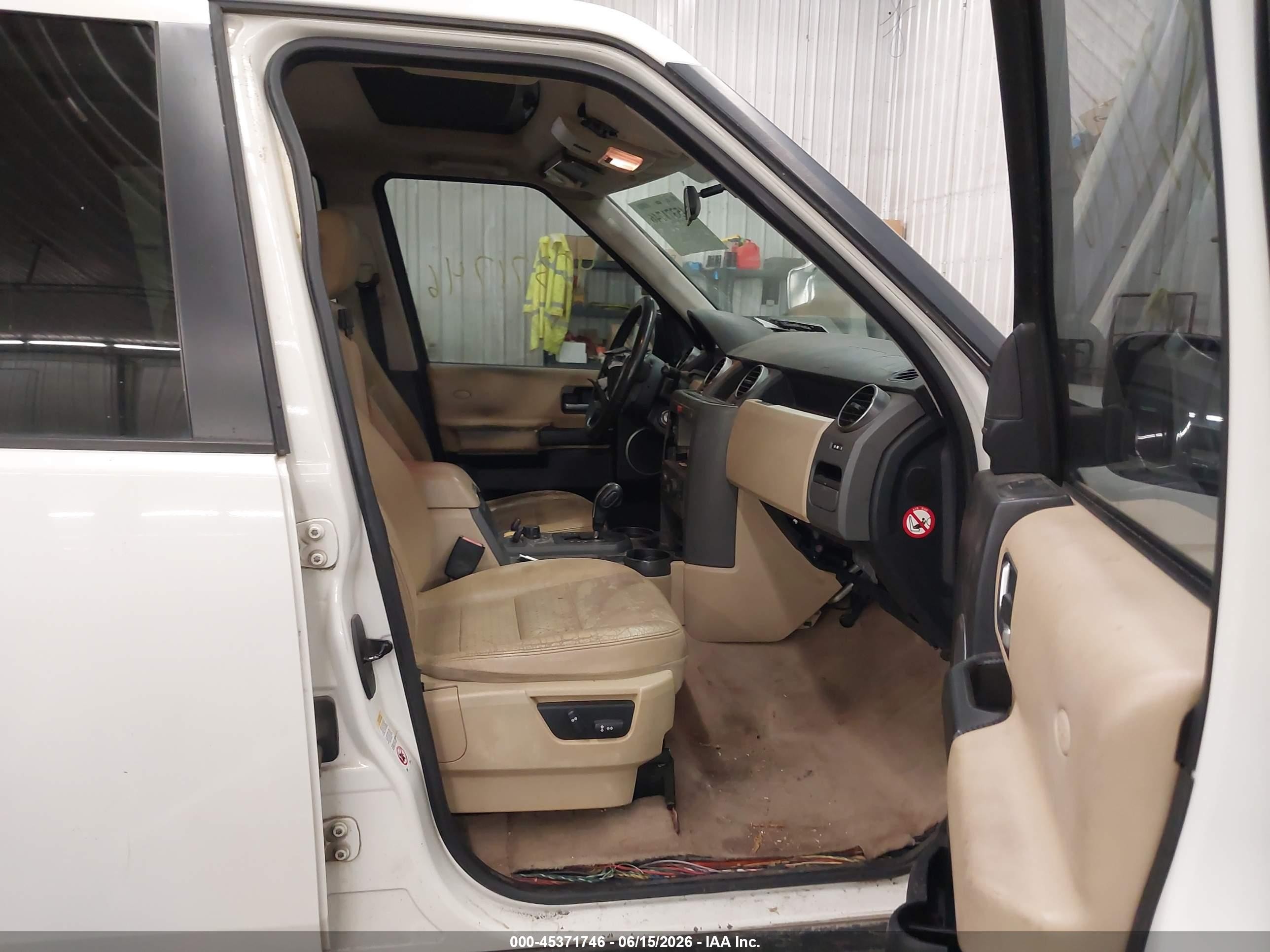 2005 Land Rover Lr3 Se White vin: SALAE25455A314458