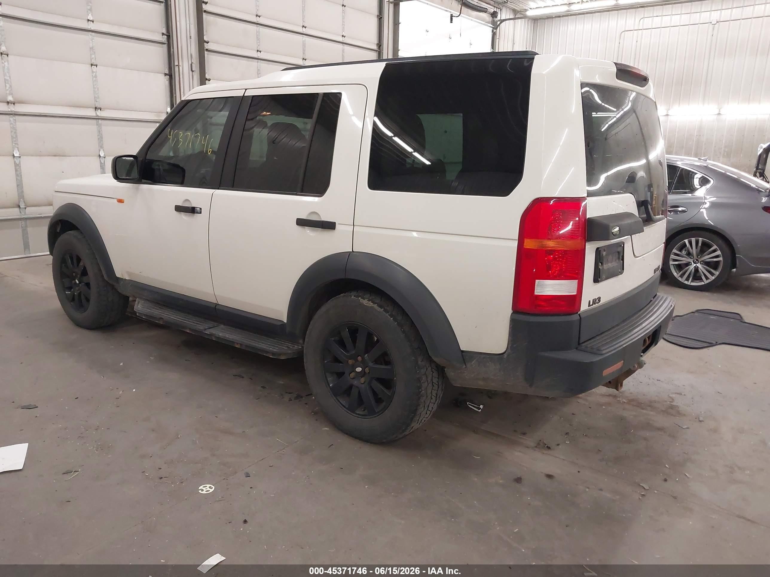 2005 Land Rover Lr3 Se White vin: SALAE25455A314458