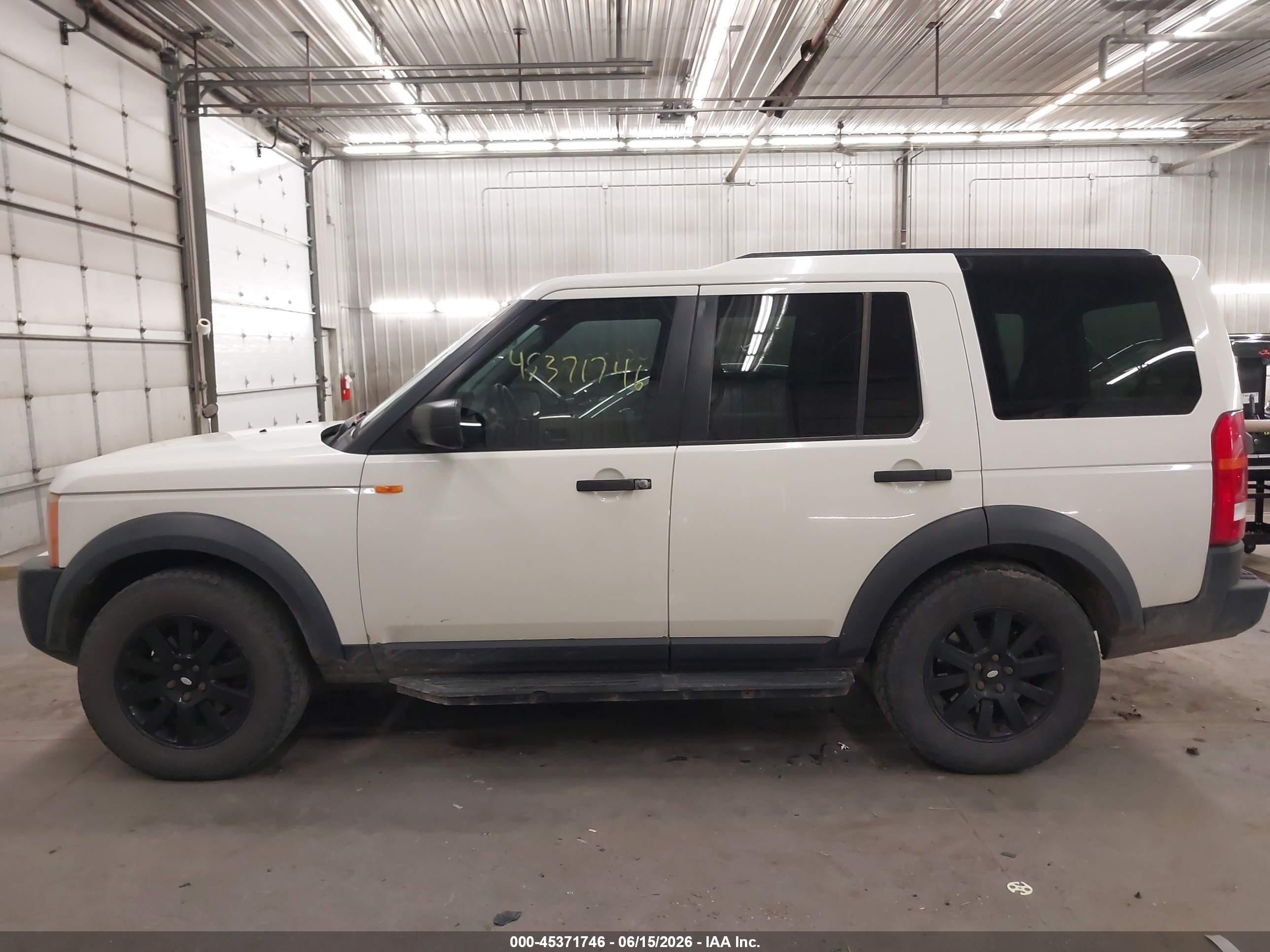 2005 Land Rover Lr3 Se White vin: SALAE25455A314458