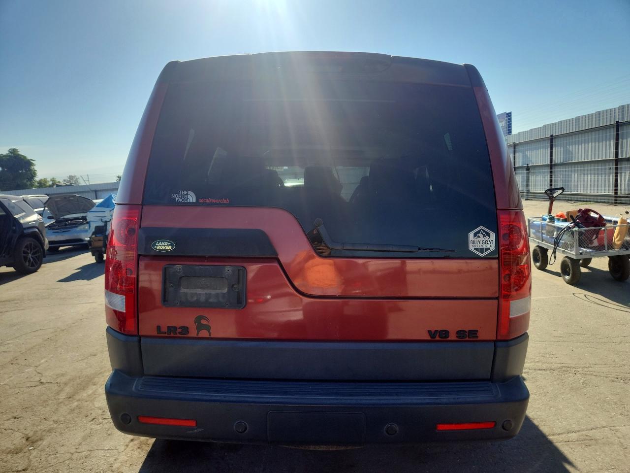 2006 Land Rover Lr3 Se Red vin: SALAE25466A377165