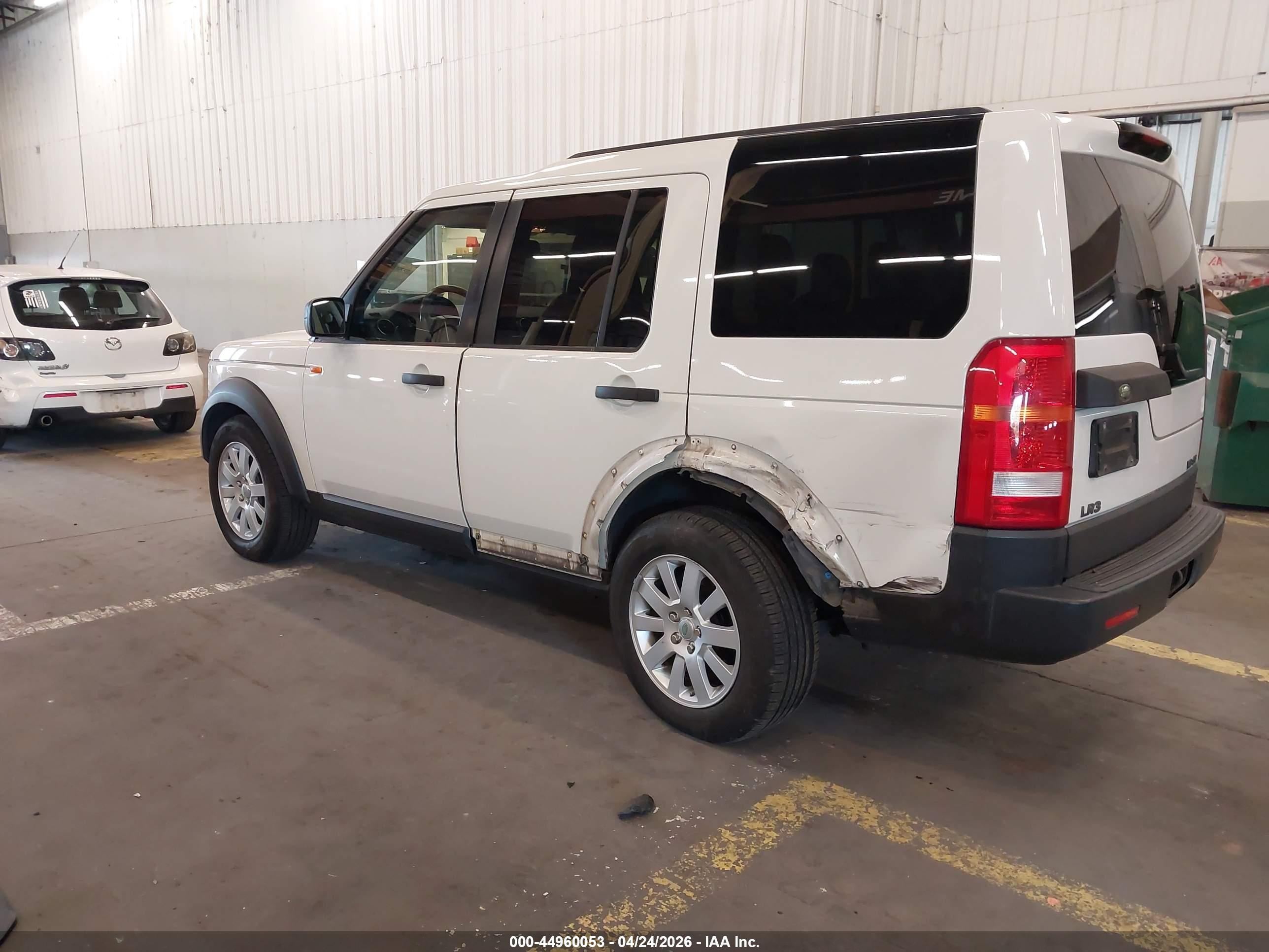 2006 Land Rover Lr3 V8 Se White vin: SALAE25466A398632