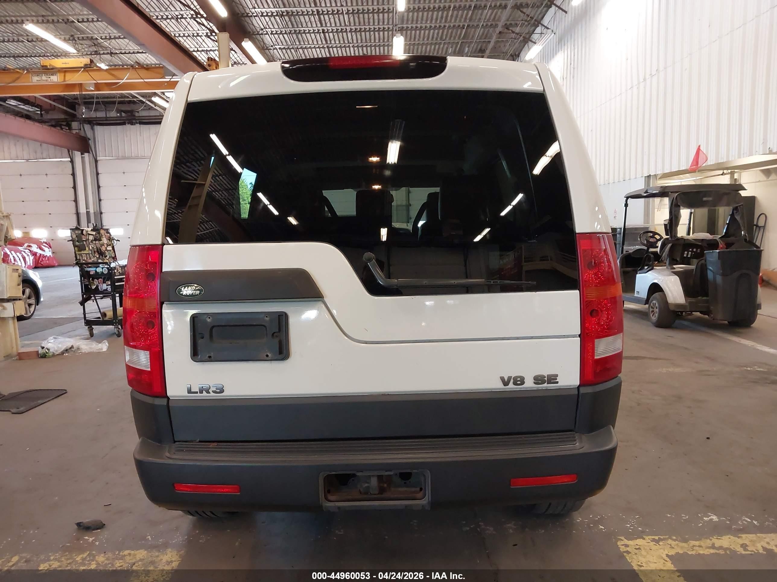 2006 Land Rover Lr3 V8 Se White vin: SALAE25466A398632