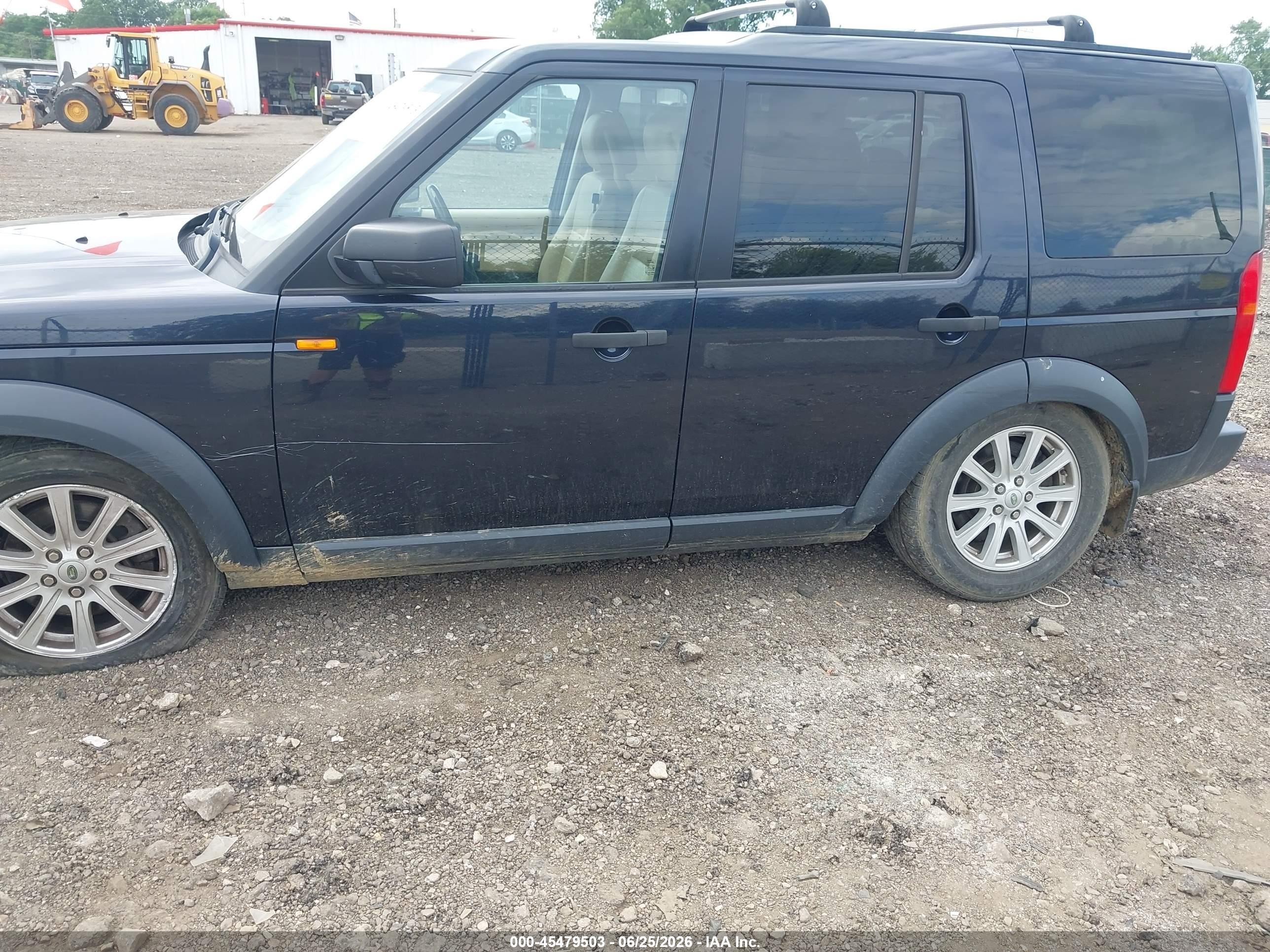 2007 Land Rover Lr3 V8 Se Black vin: SALAE25467A437530