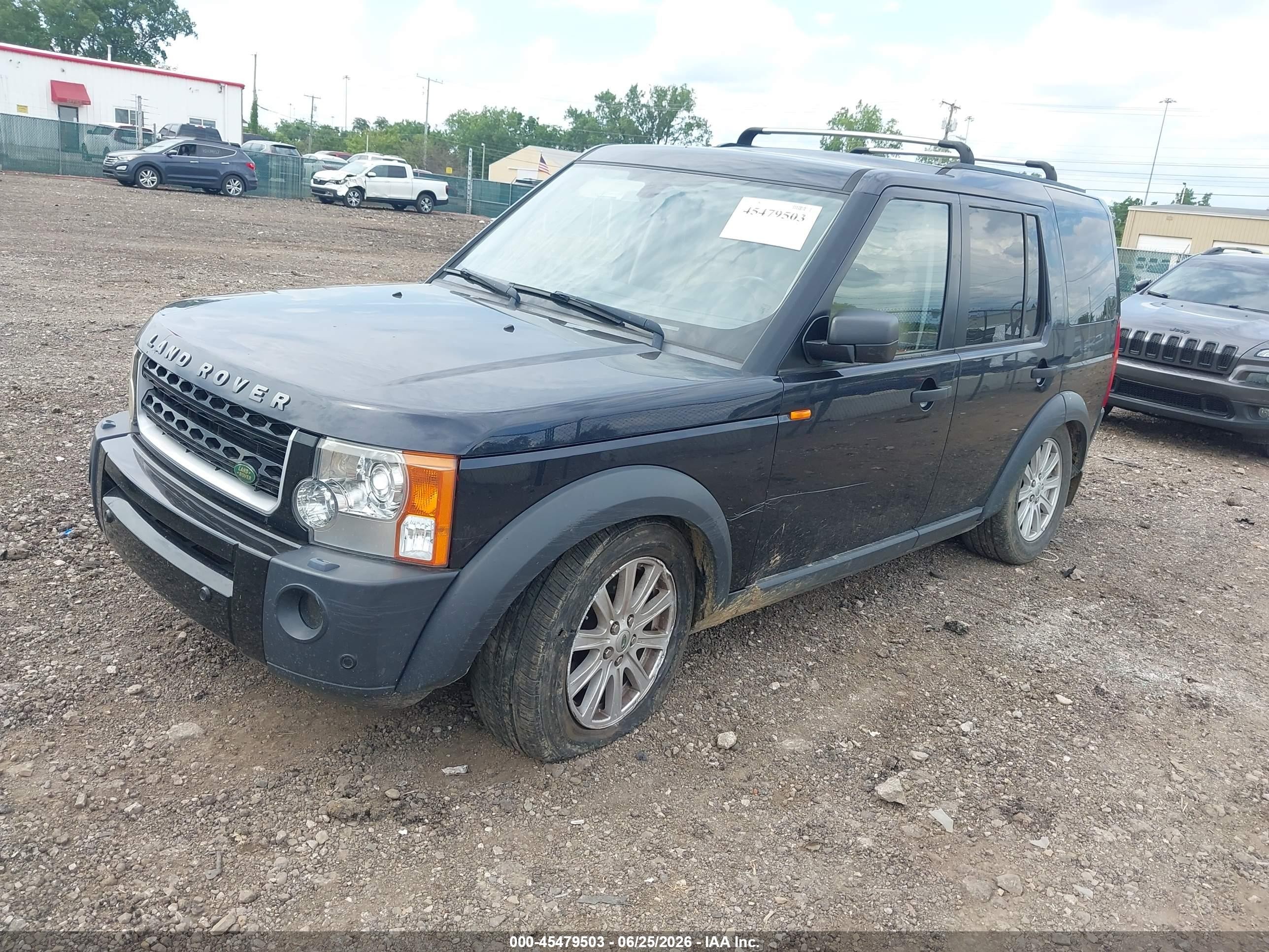 2007 Land Rover Lr3 V8 Se Black vin: SALAE25467A437530