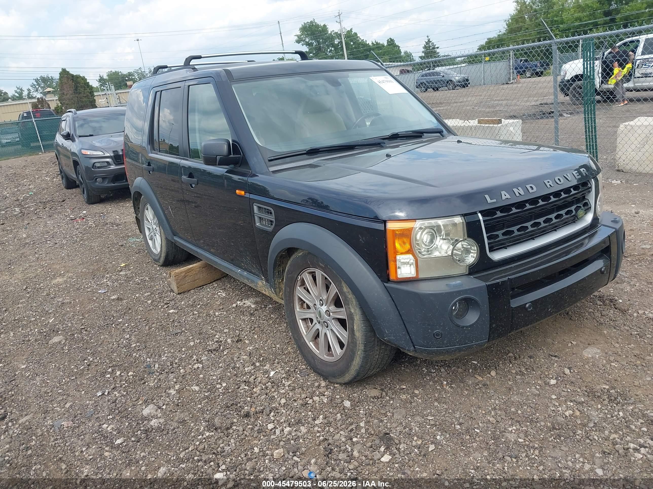 2007 Land Rover Lr3 V8 Se Black vin: SALAE25467A437530