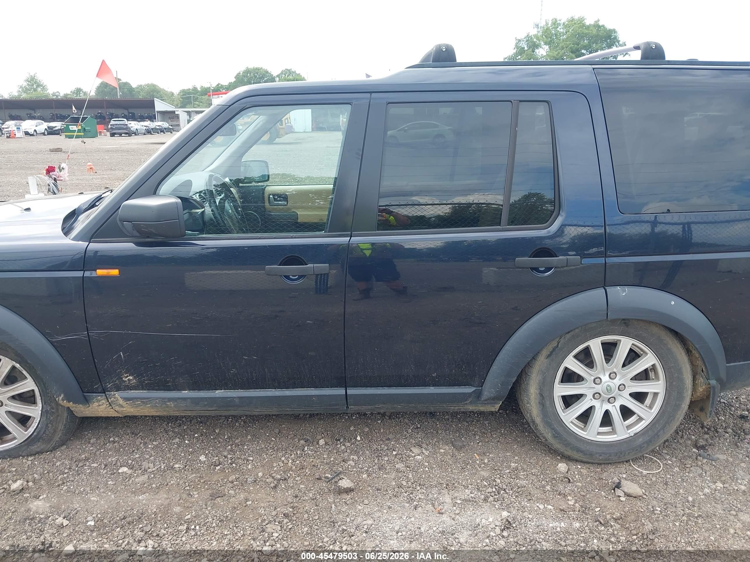 2007 Land Rover Lr3 V8 Se Black vin: SALAE25467A437530