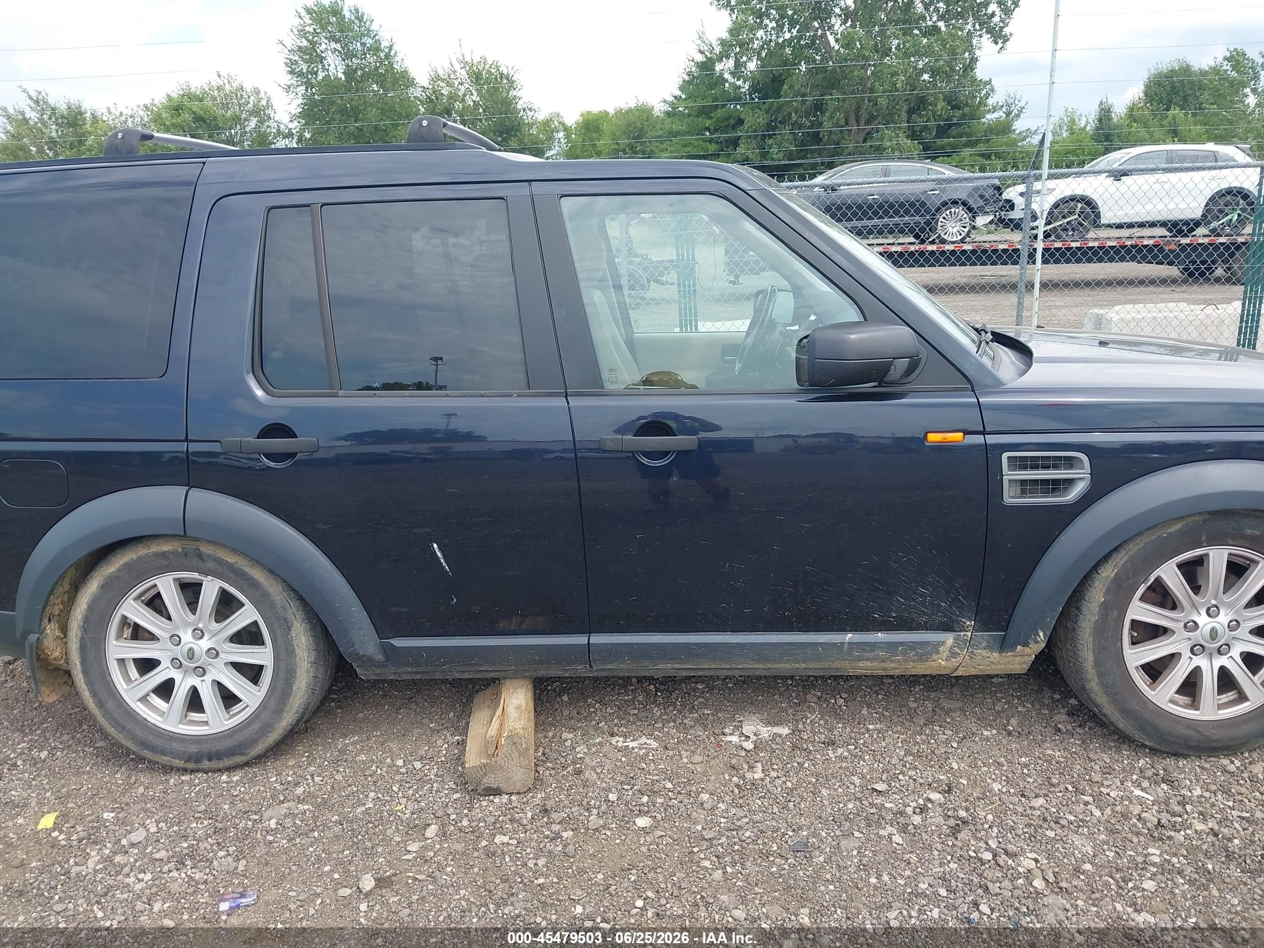 2007 Land Rover Lr3 V8 Se Black vin: SALAE25467A437530
