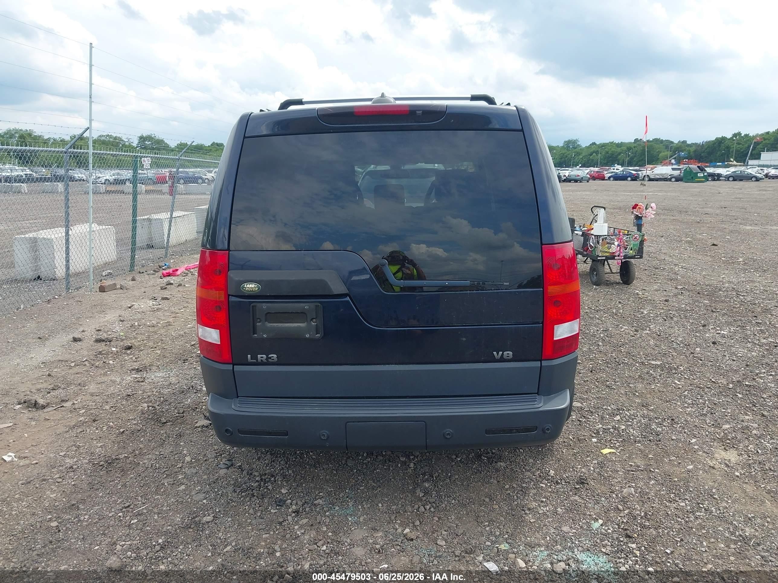 2007 Land Rover Lr3 V8 Se Black vin: SALAE25467A437530