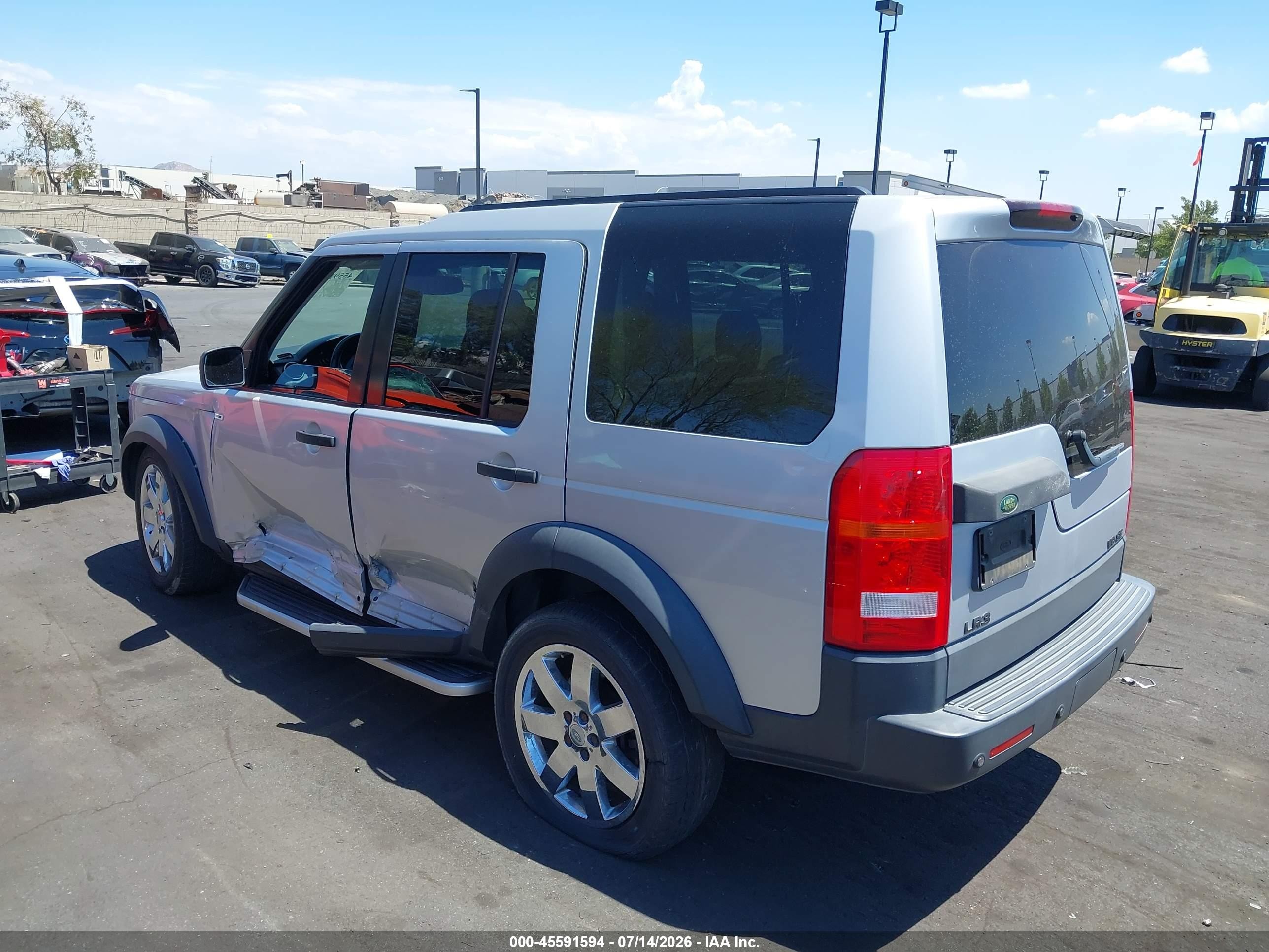 2005 Land Rover Lr3 Se Silver vin: SALAE25475A329169