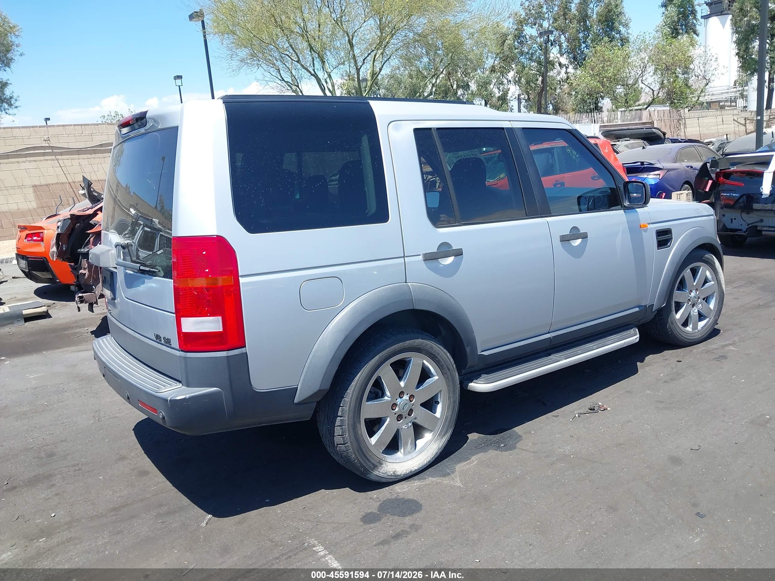 2005 Land Rover Lr3 Se Silver vin: SALAE25475A329169
