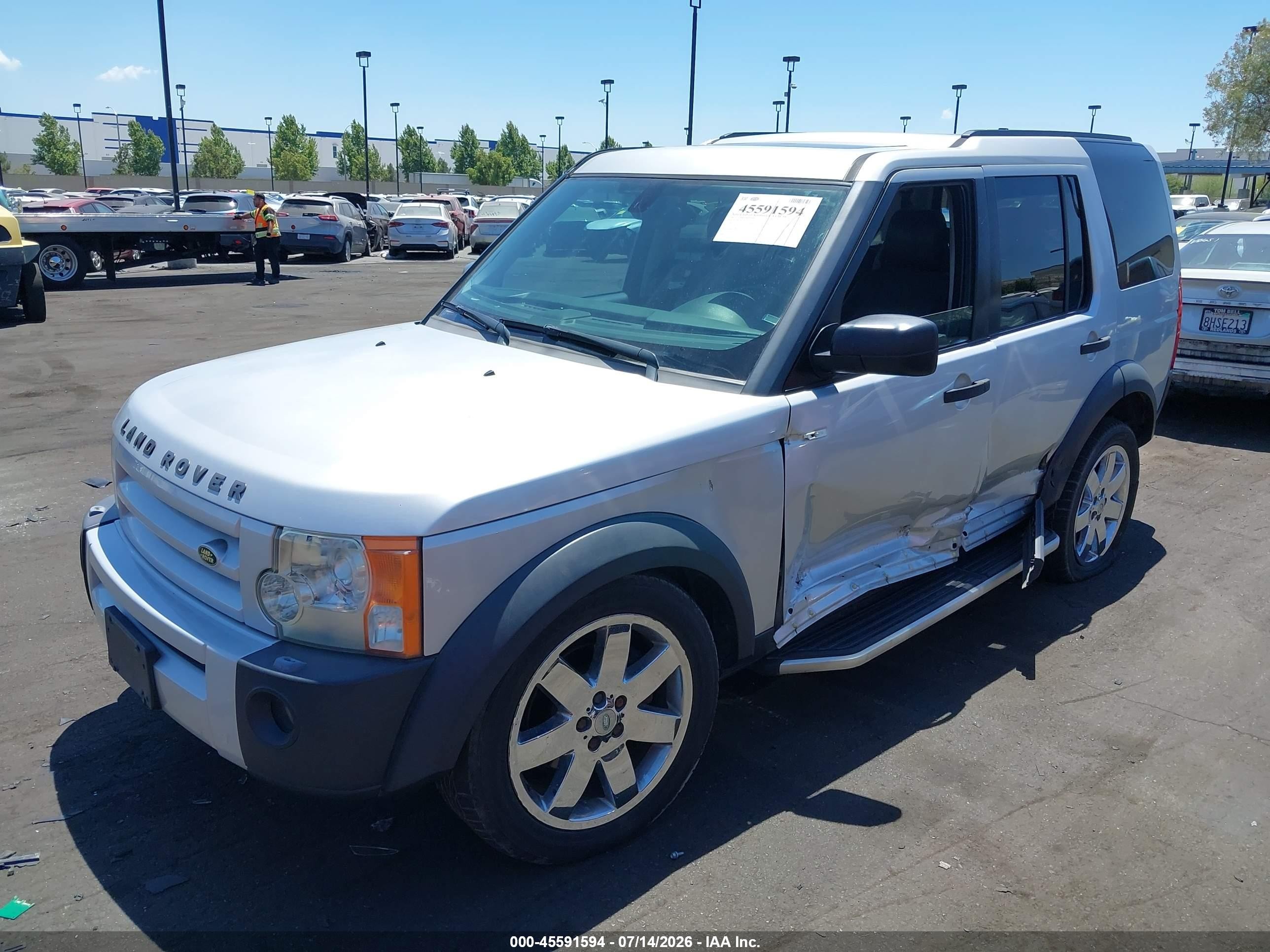 2005 Land Rover Lr3 Se Silver vin: SALAE25475A329169
