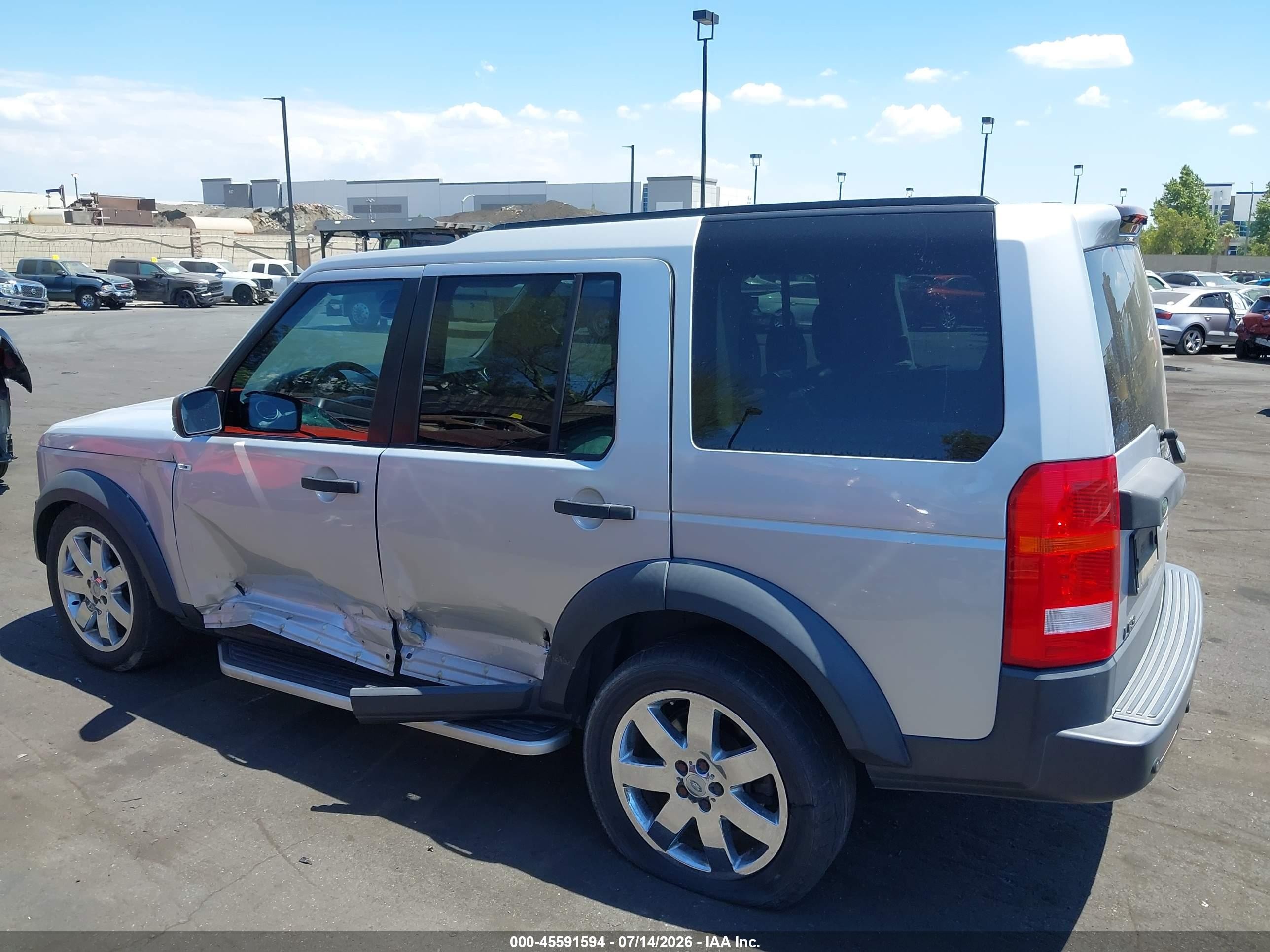 2005 Land Rover Lr3 Se Silver vin: SALAE25475A329169