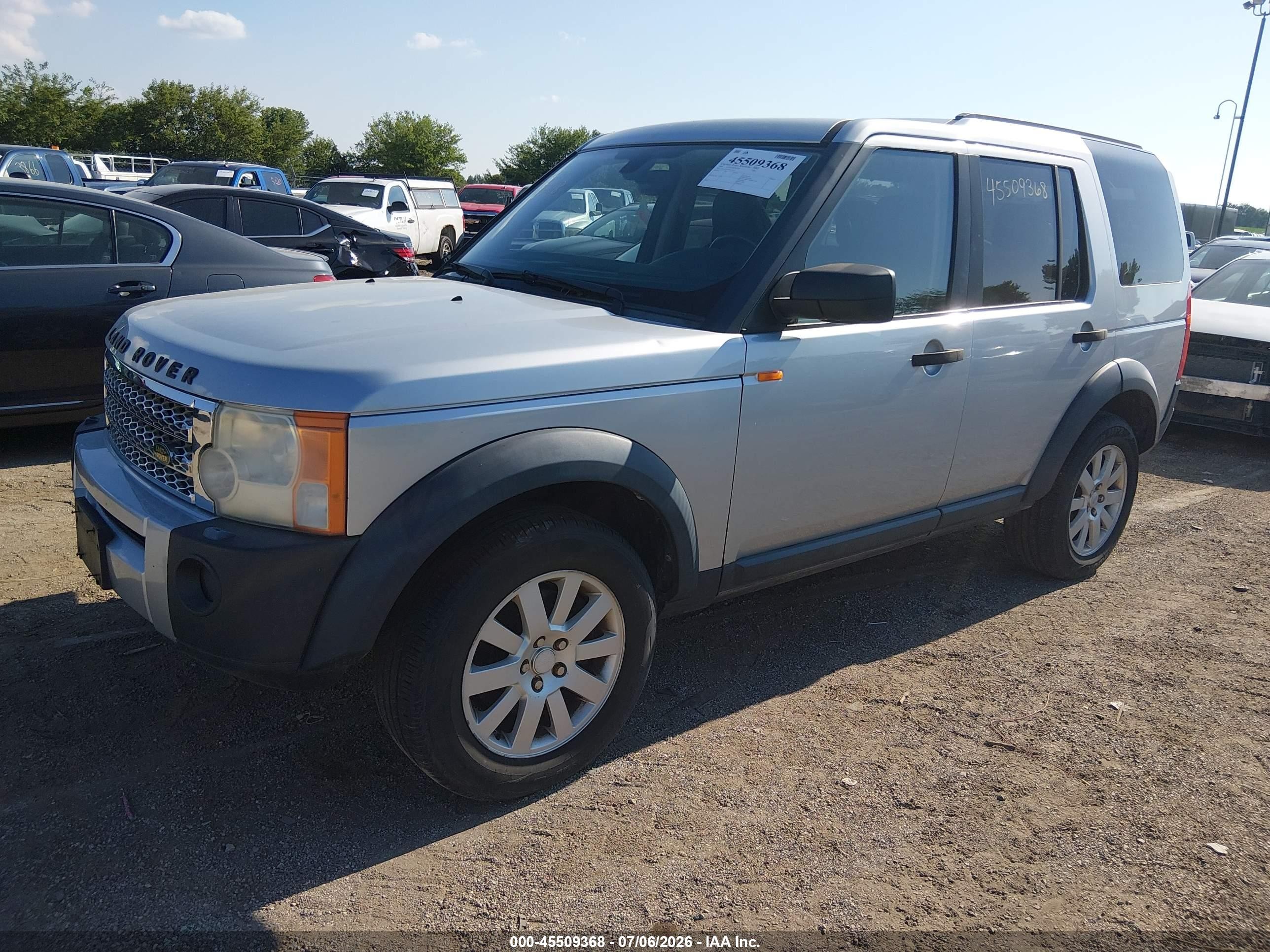 2006 Land Rover Lr3 V8 Se Silver vin: SALAE25486A374252