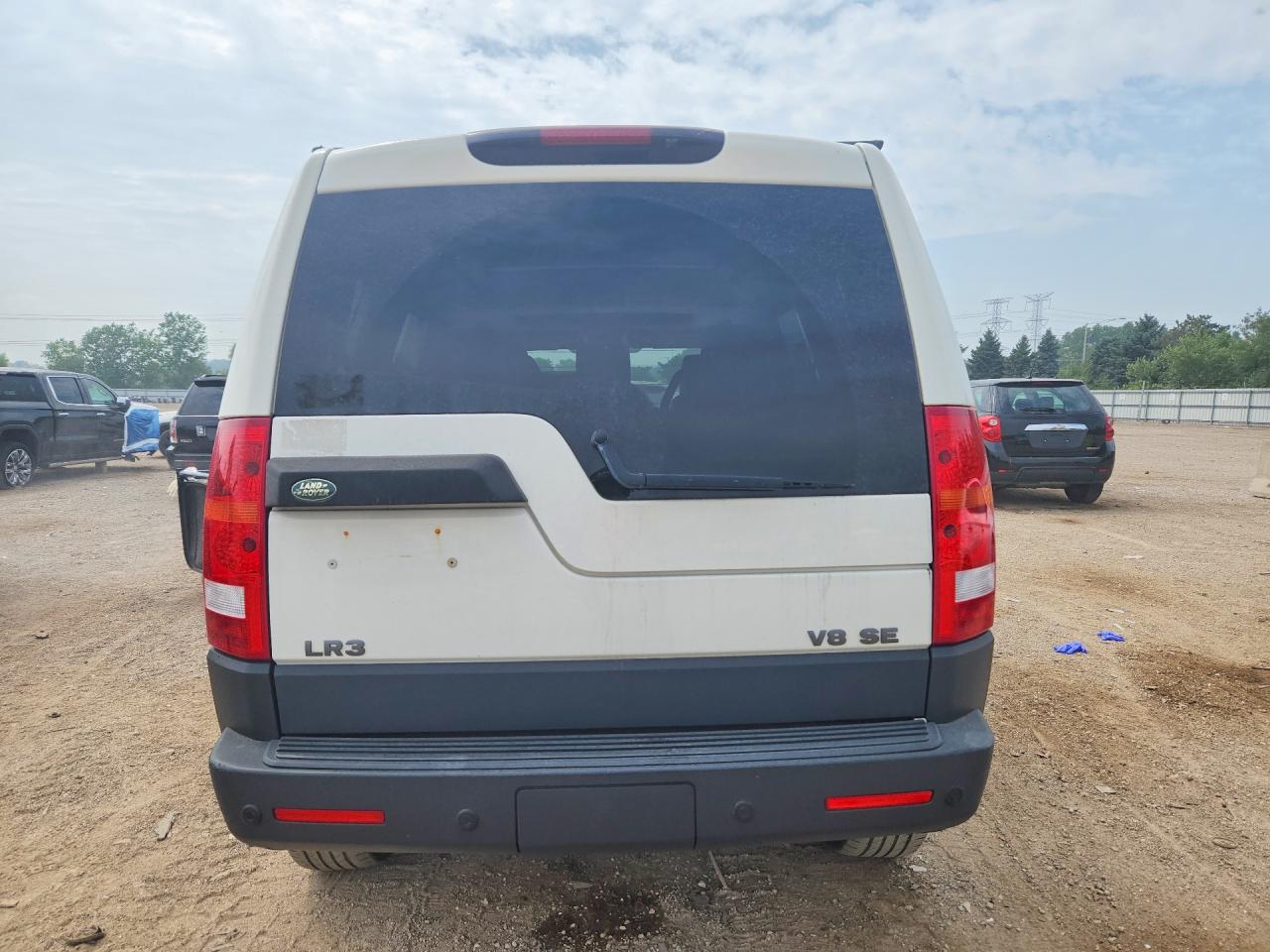 2007 Land Rover Lr3 Se Белый vin: SALAE25497A422472