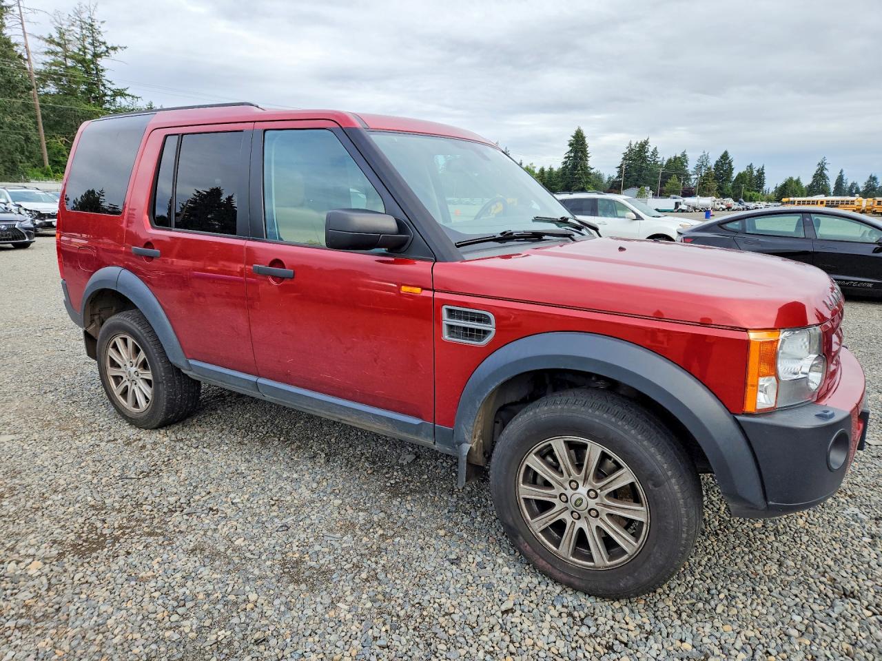 2008 Land Rover Lr3 Se Темно-бордовый vin: SALAE25498A488473