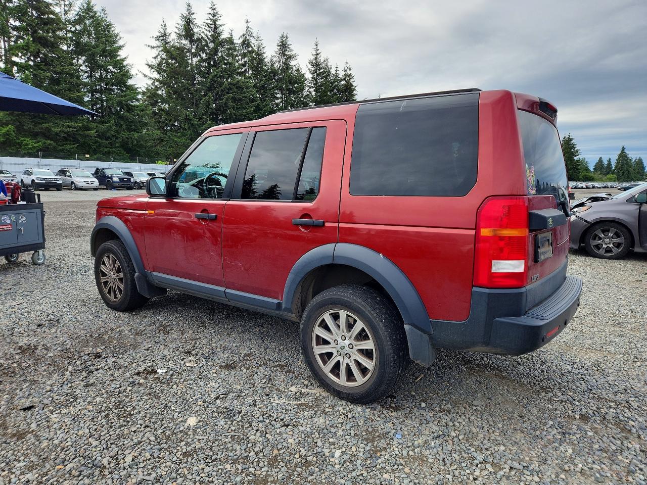 2008 Land Rover Lr3 Se Темно-бордовый vin: SALAE25498A488473