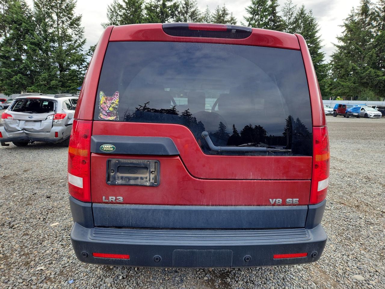 2008 Land Rover Lr3 Se Темно-бордовый vin: SALAE25498A488473
