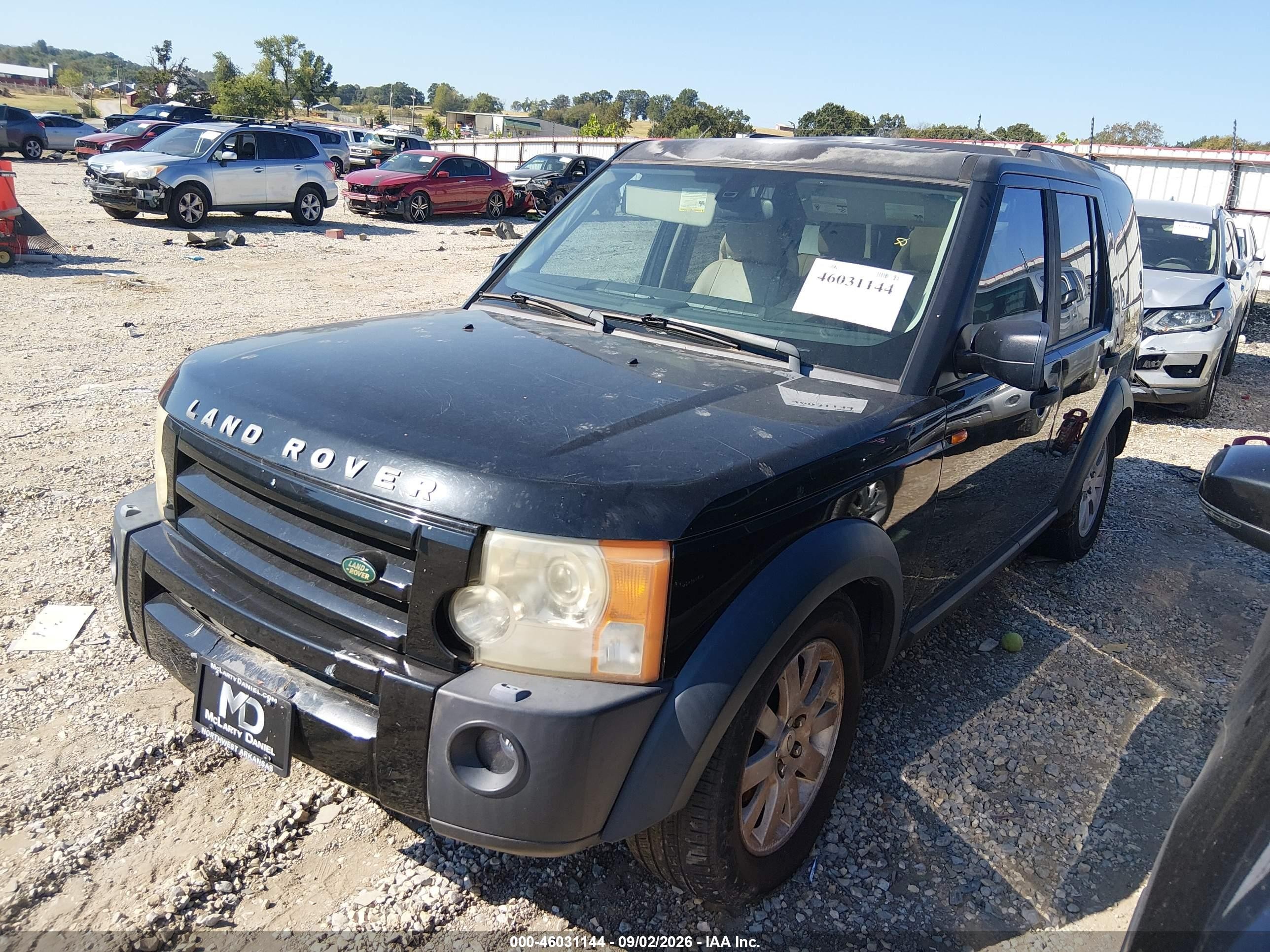 2006 Land Rover Lr3 V8 Se Черный vin: SALAE254X6A373751