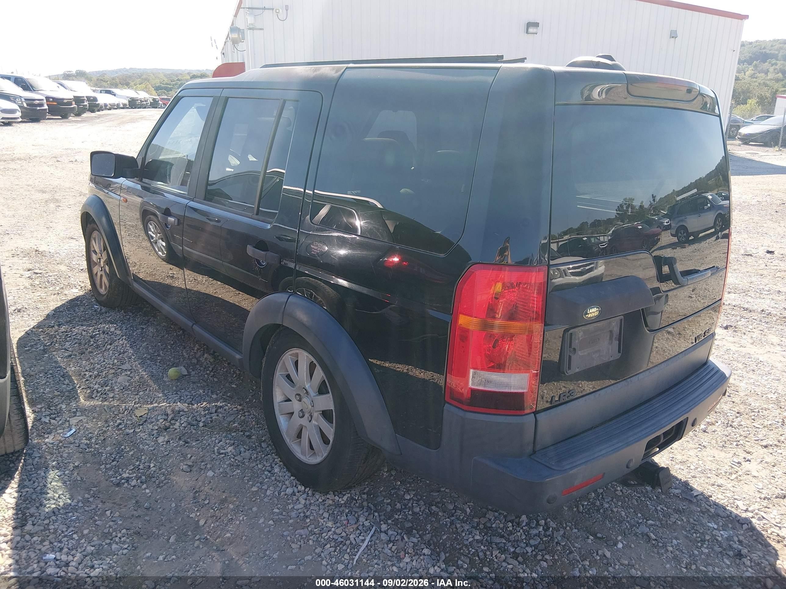 2006 Land Rover Lr3 V8 Se Черный vin: SALAE254X6A373751
