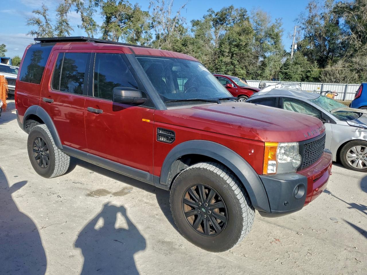 2008 Land Rover Lr3 Se Burgundy vin: SALAE254X8A443834