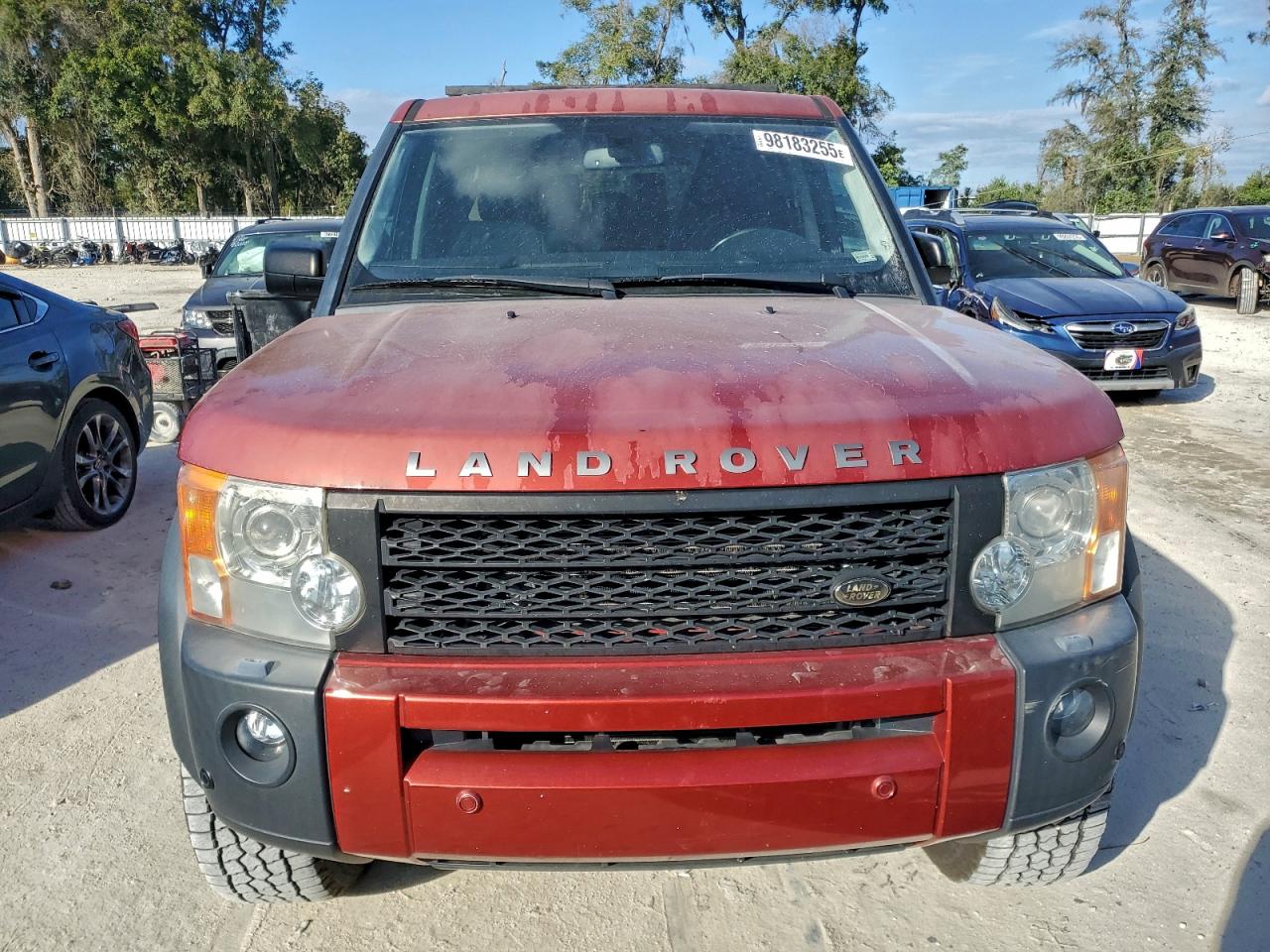 2008 Land Rover Lr3 Se Burgundy vin: SALAE254X8A443834