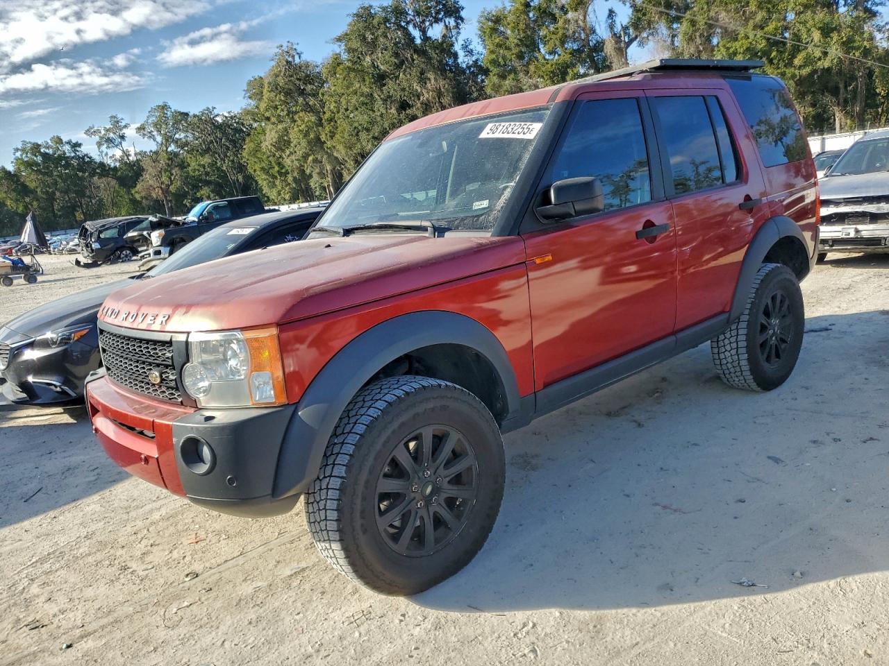 2008 Land Rover Lr3 Se Burgundy vin: SALAE254X8A443834