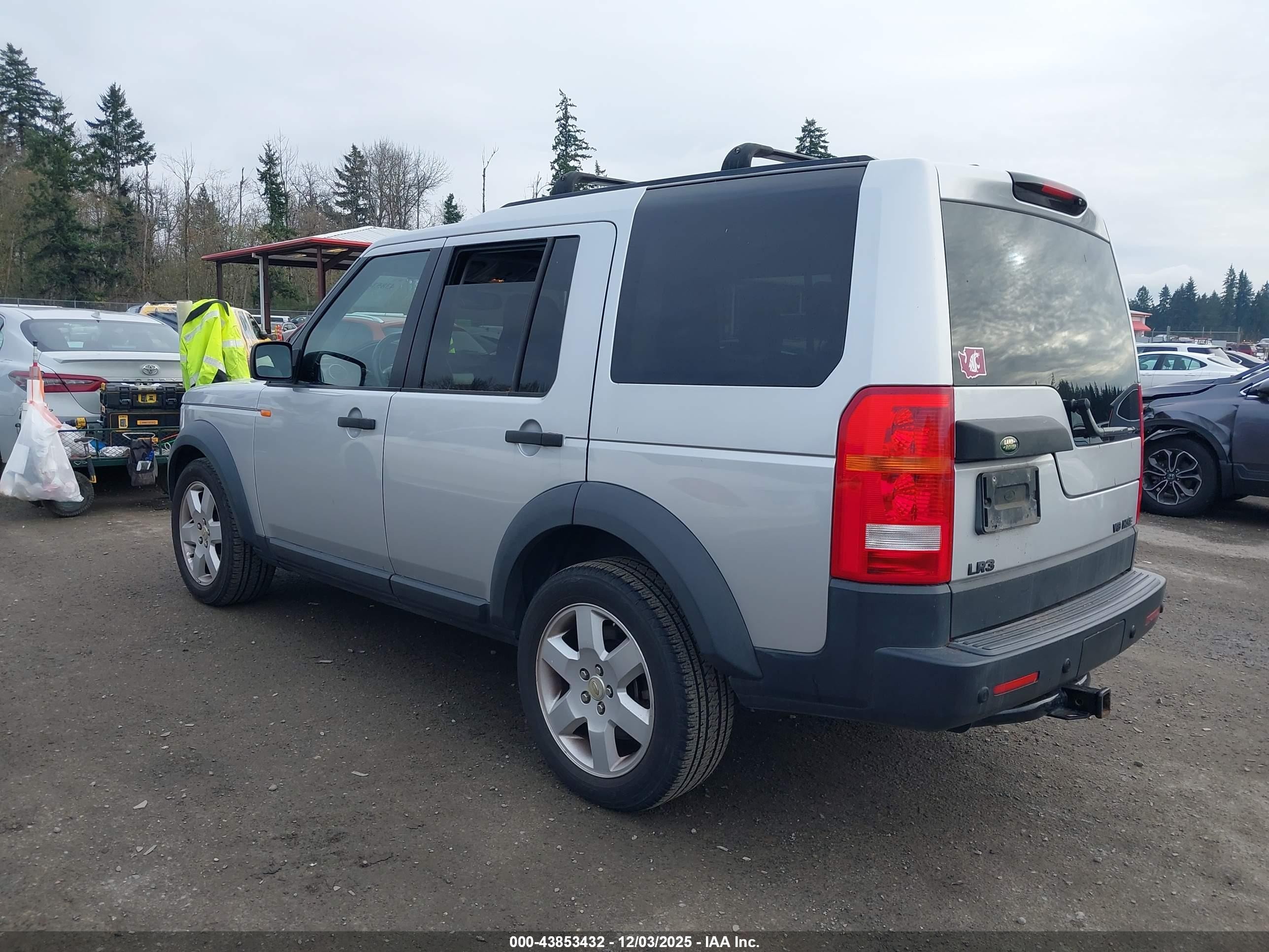 2006 Land Rover Lr3 V8 Hse Gray vin: SALAG25406A360243