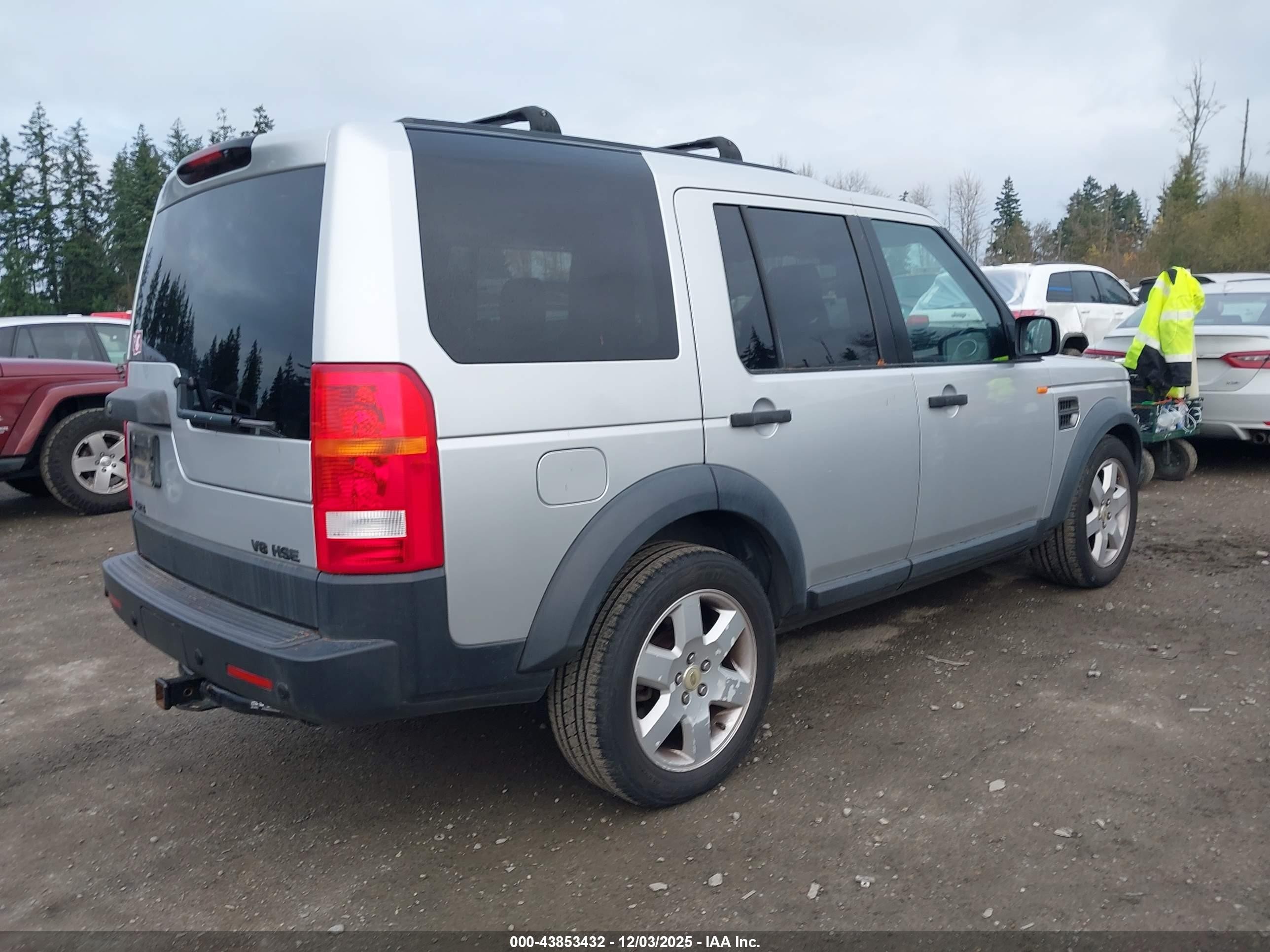 2006 Land Rover Lr3 V8 Hse Gray vin: SALAG25406A360243