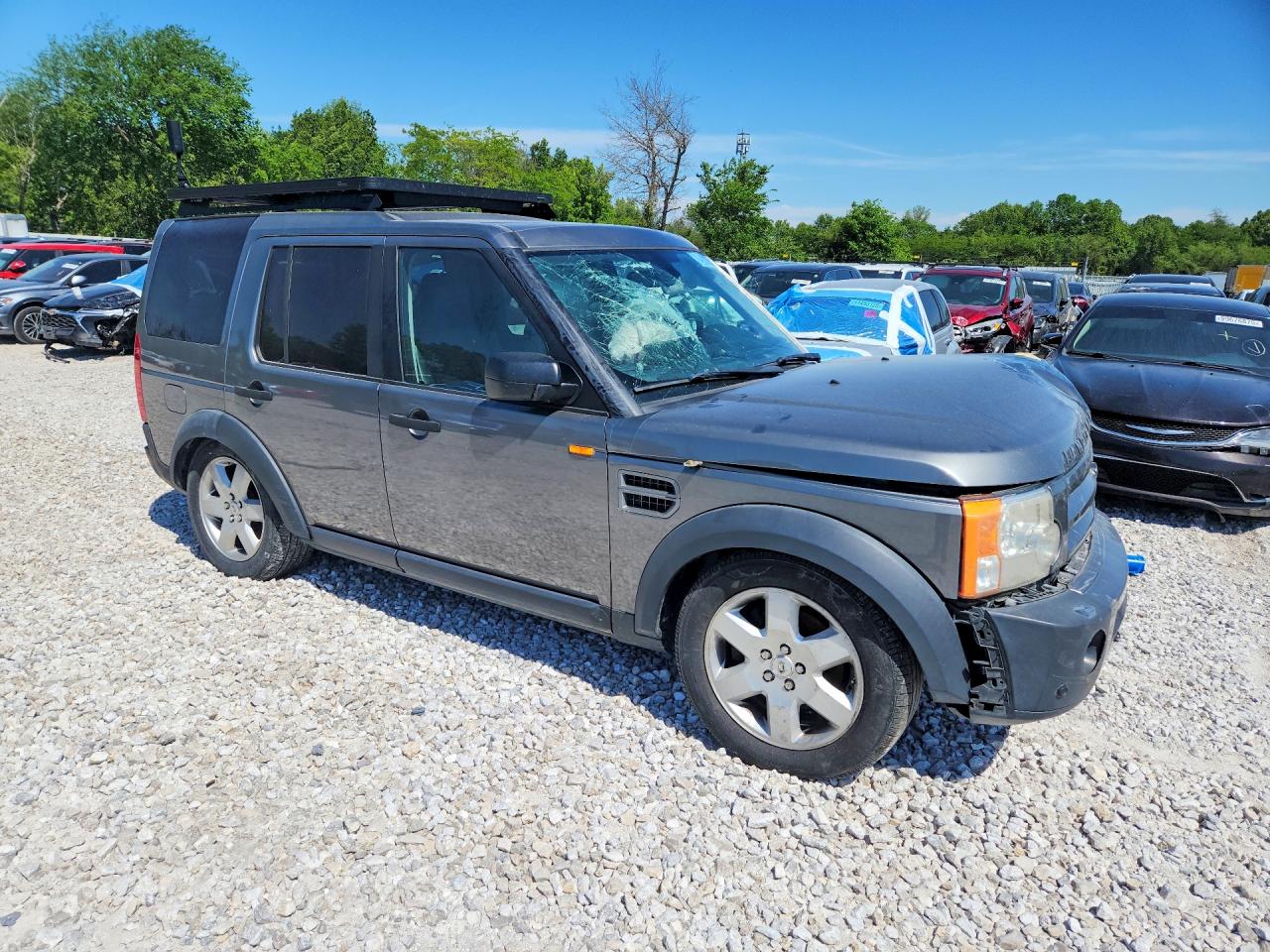 2008 Land Rover Lr3 Hse Gray vin: SALAG25408A463942