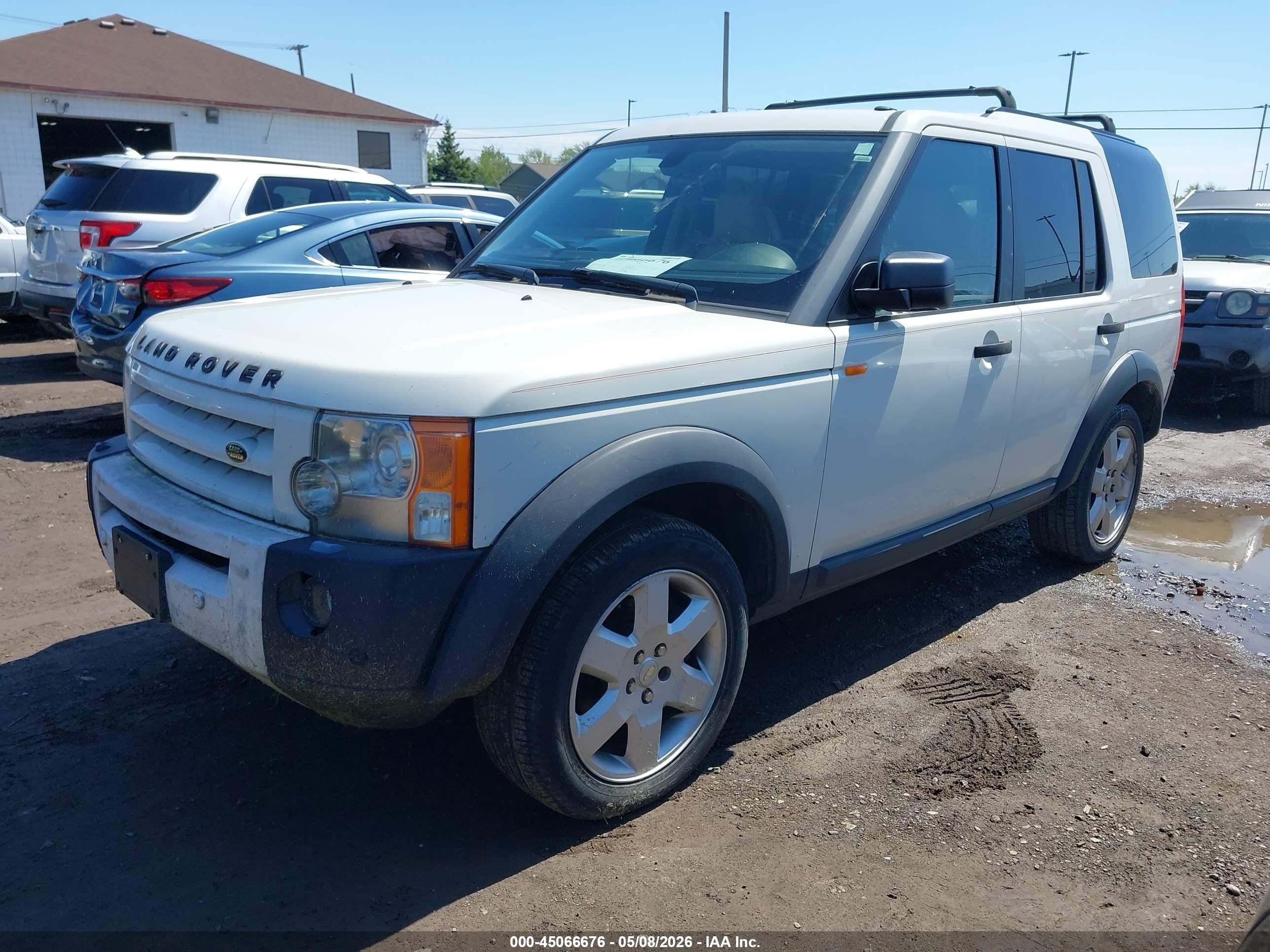 2006 Land Rover Lr3 V8 Hse White vin: SALAG25416A354855