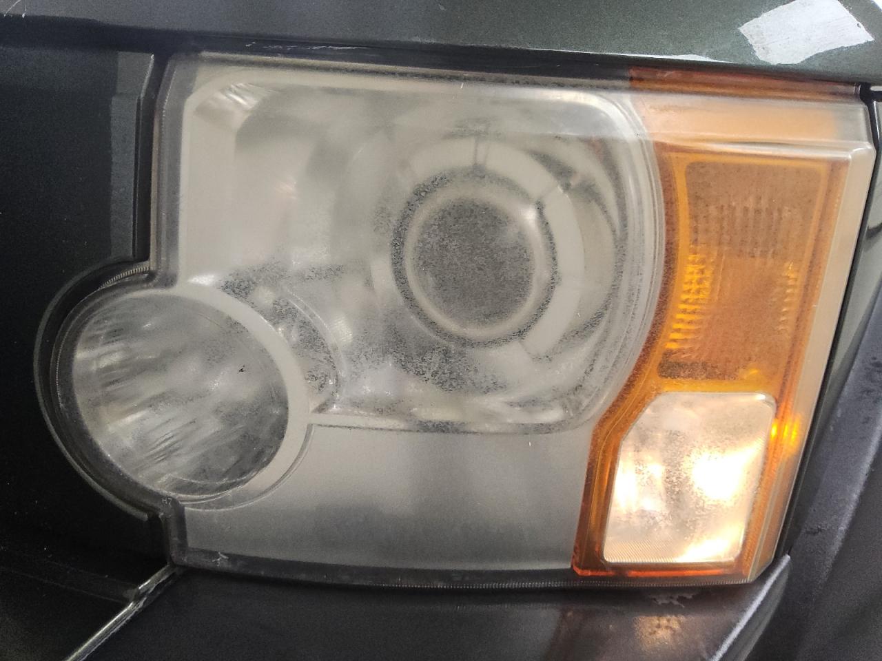 2008 Land Rover Lr3 Hse Green vin: SALAG25428A489975 Damage: Left Head Lamp, Faded, Repair Required