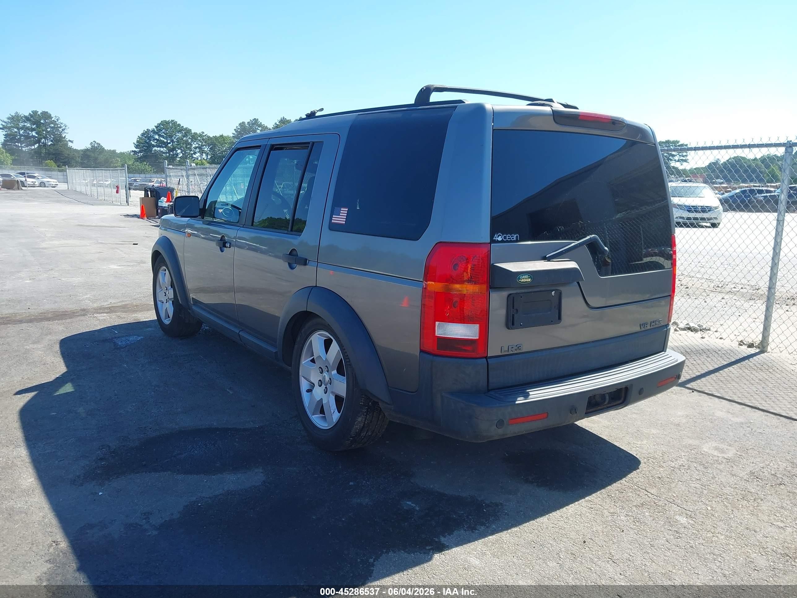 2008 Land Rover Lr3 V8 Hse Gray vin: SALAG25448A448330