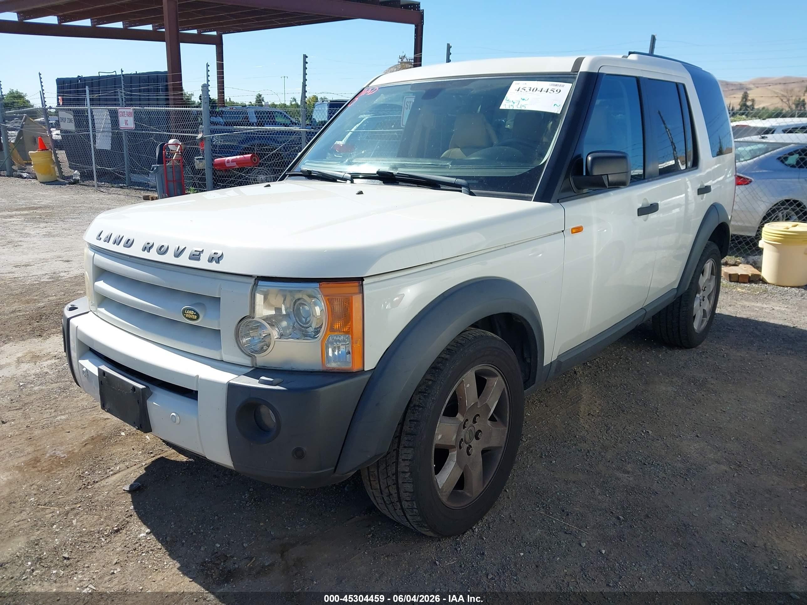 2006 Land Rover Lr3 V8 Hse White vin: SALAG25456A385249
