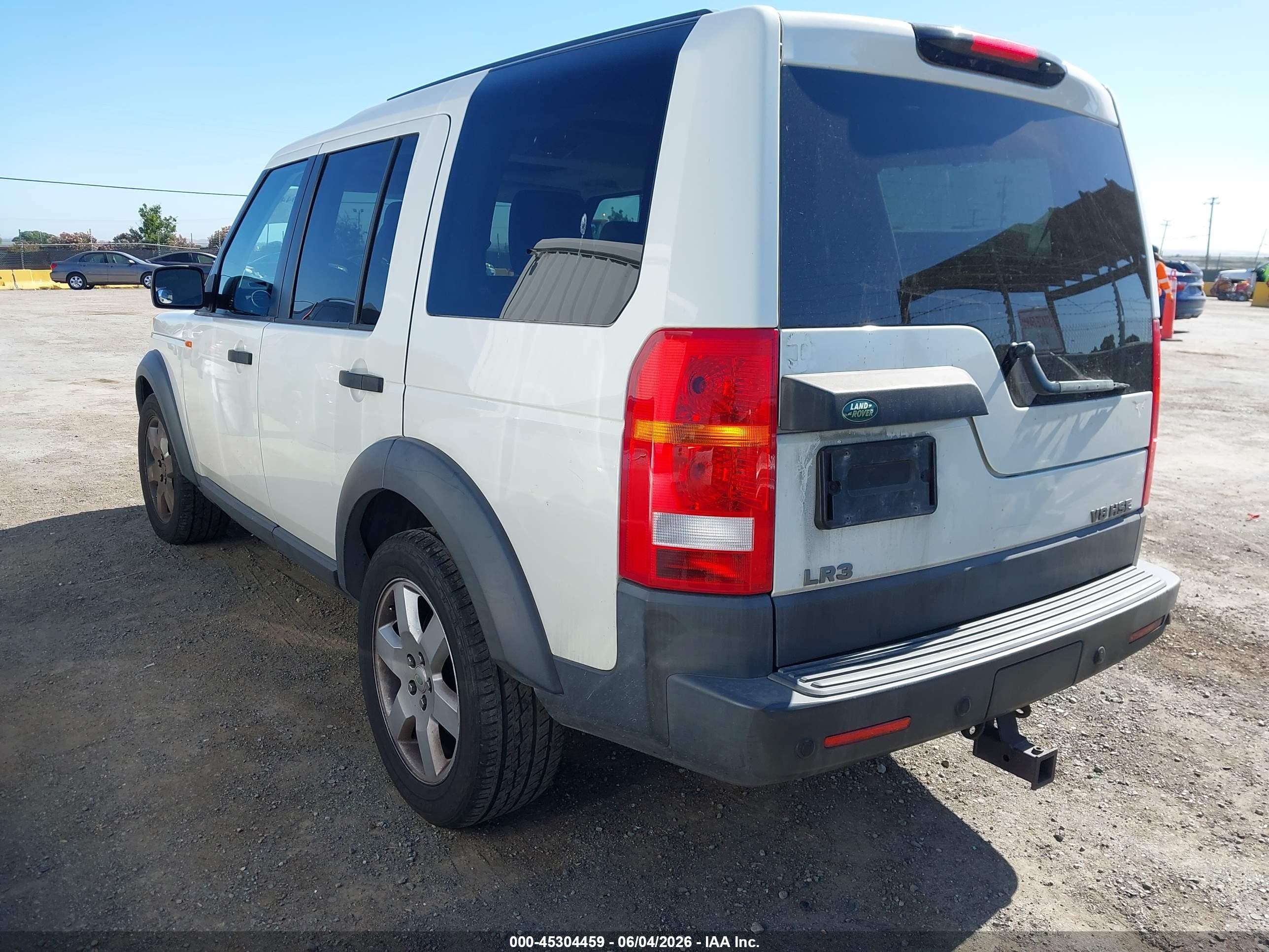 2006 Land Rover Lr3 V8 Hse White vin: SALAG25456A385249