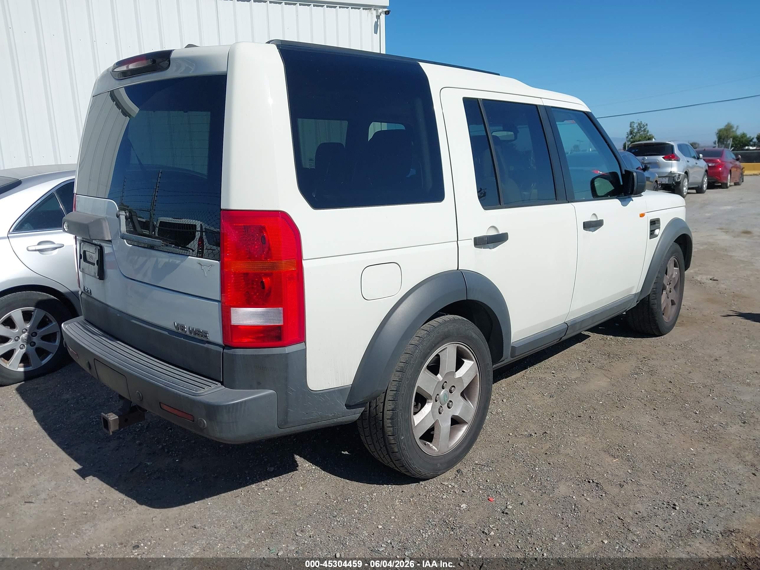 2006 Land Rover Lr3 V8 Hse White vin: SALAG25456A385249