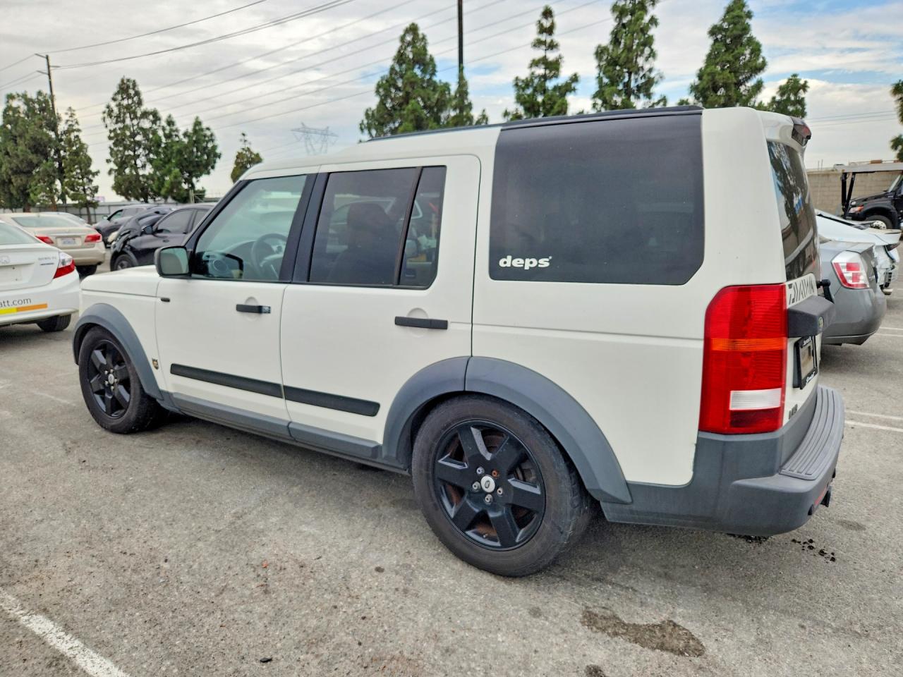 2007 Land Rover Lr3 Hse White vin: SALAG25457A416856
