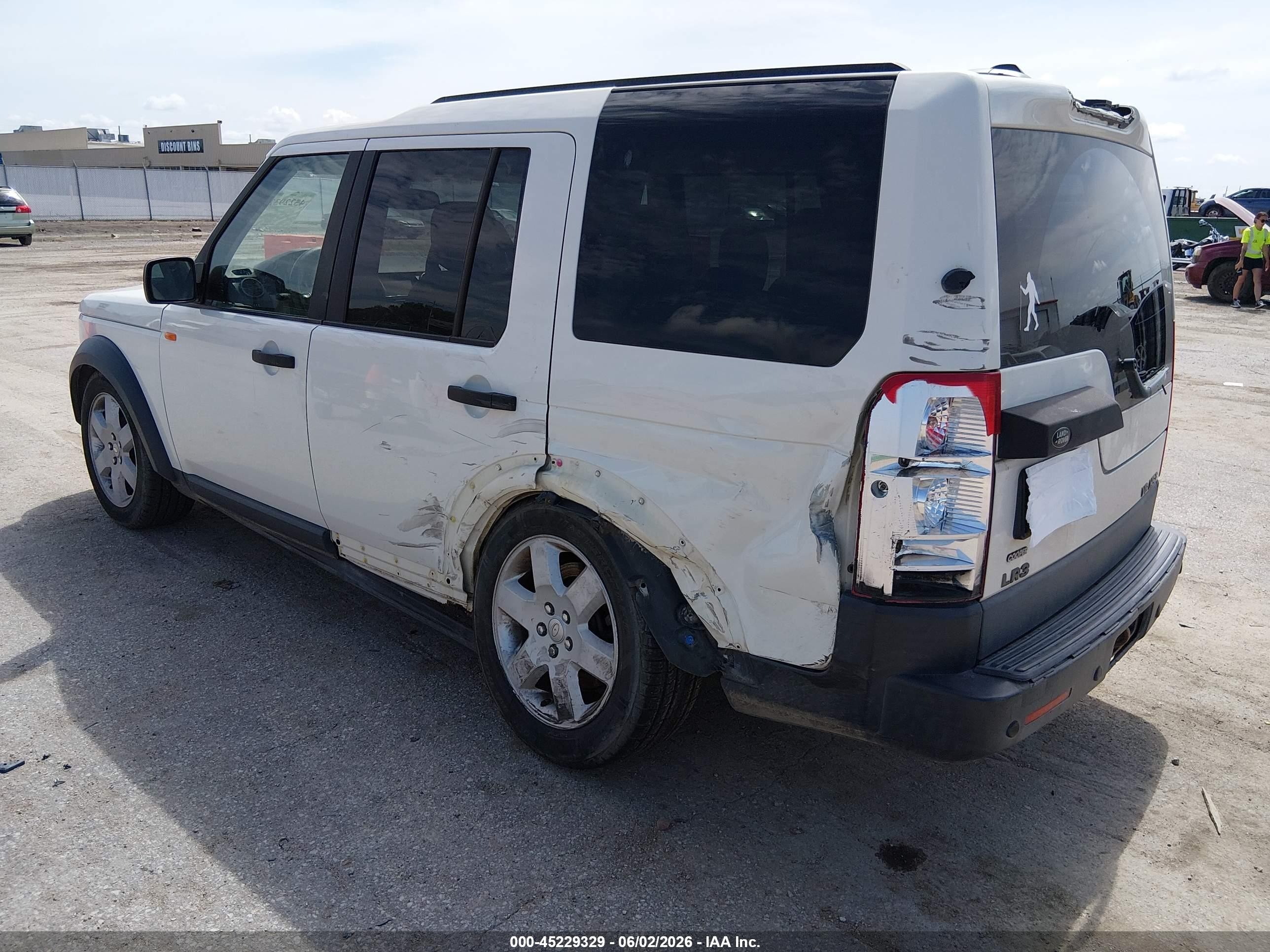 2006 Land Rover Lr3 V8 Hse White vin: SALAG25466A392937