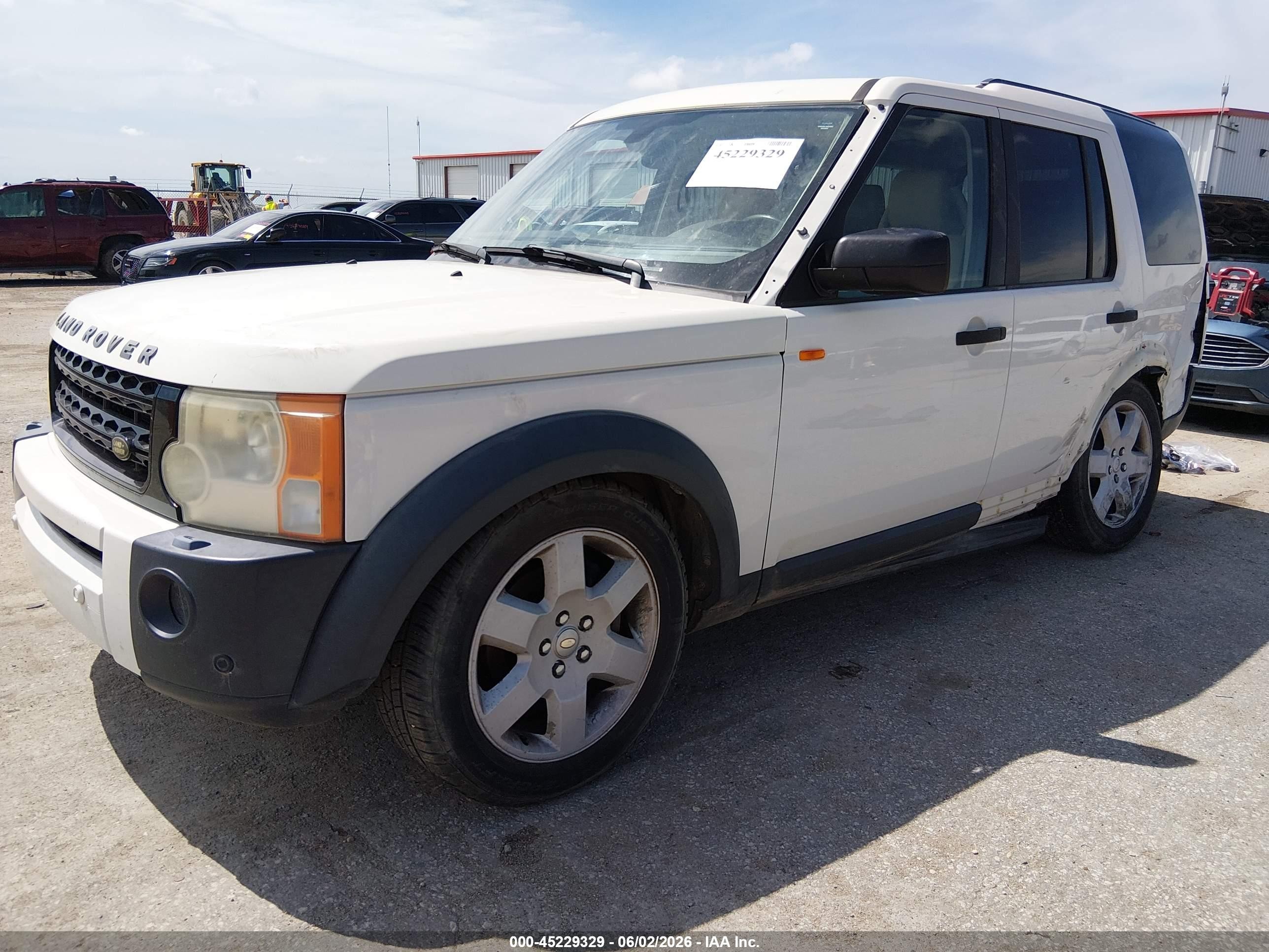 2006 Land Rover Lr3 V8 Hse White vin: SALAG25466A392937