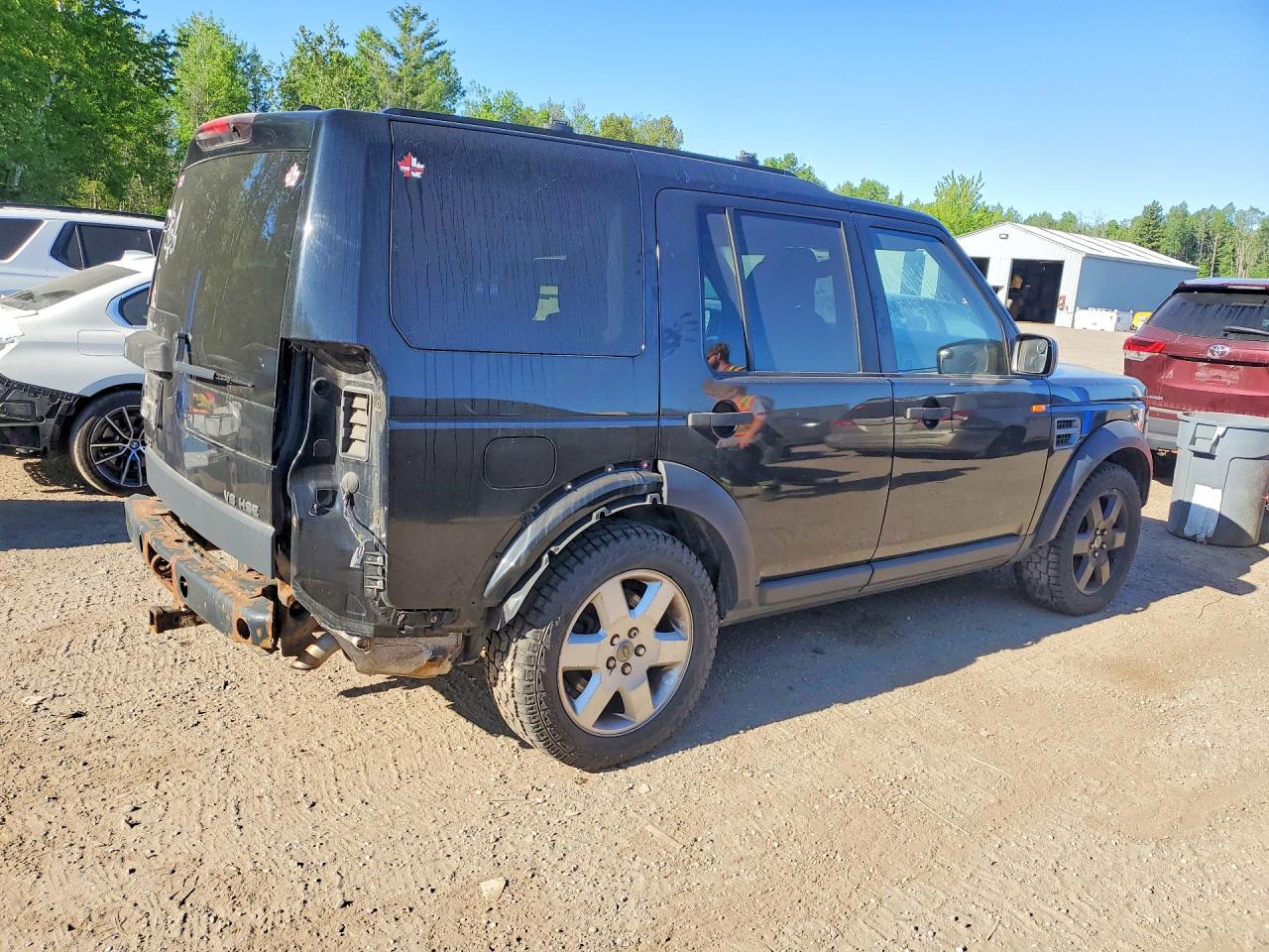 2007 Land Rover Lr3 Hse Черный vin: SALAG25467A420477