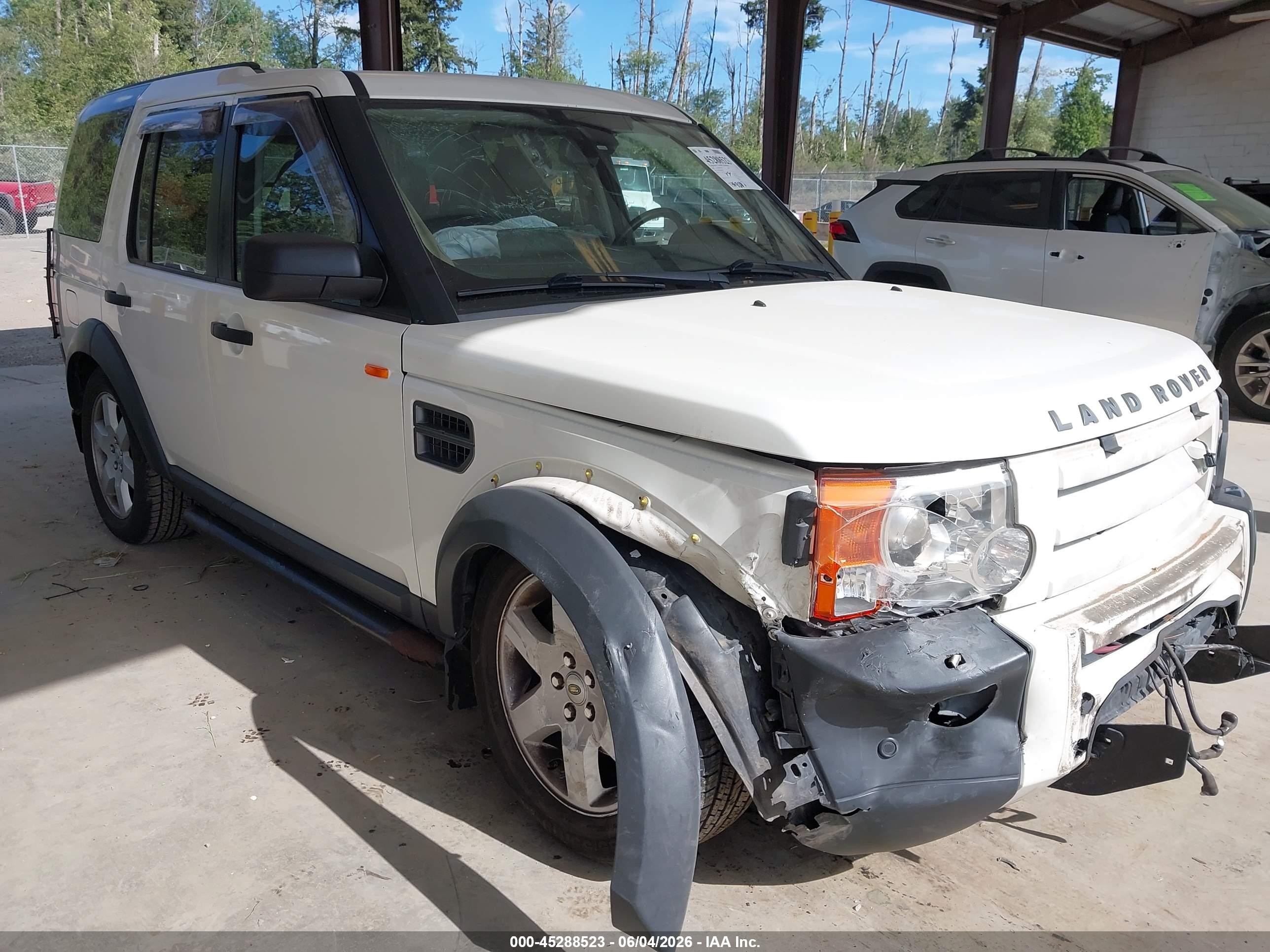 2006 Land Rover Lr3 V8 Hse White vin: SALAG25486A382474