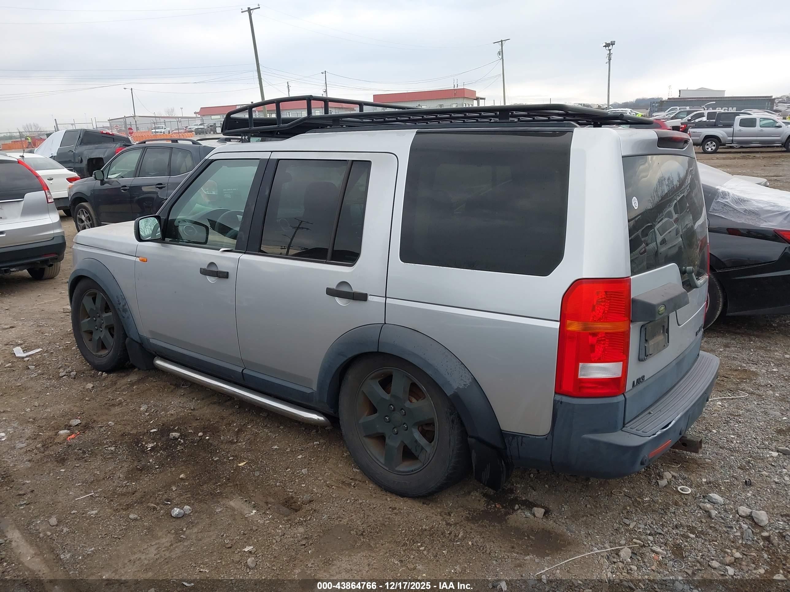 2005 Land Rover Lr3 Hse Silver vin: SALAG254X5A340435