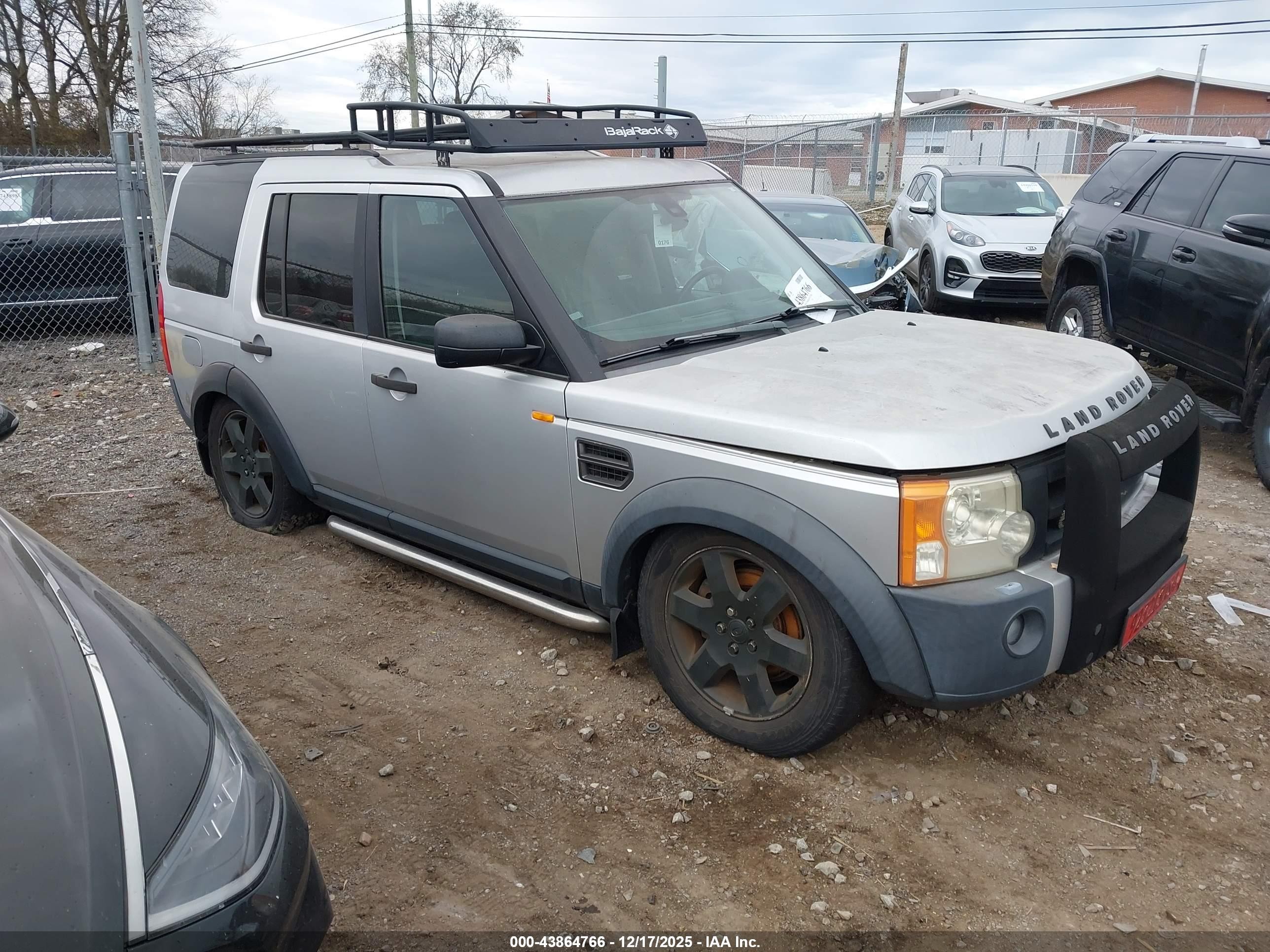 2005 Land Rover Lr3 Hse Silver vin: SALAG254X5A340435