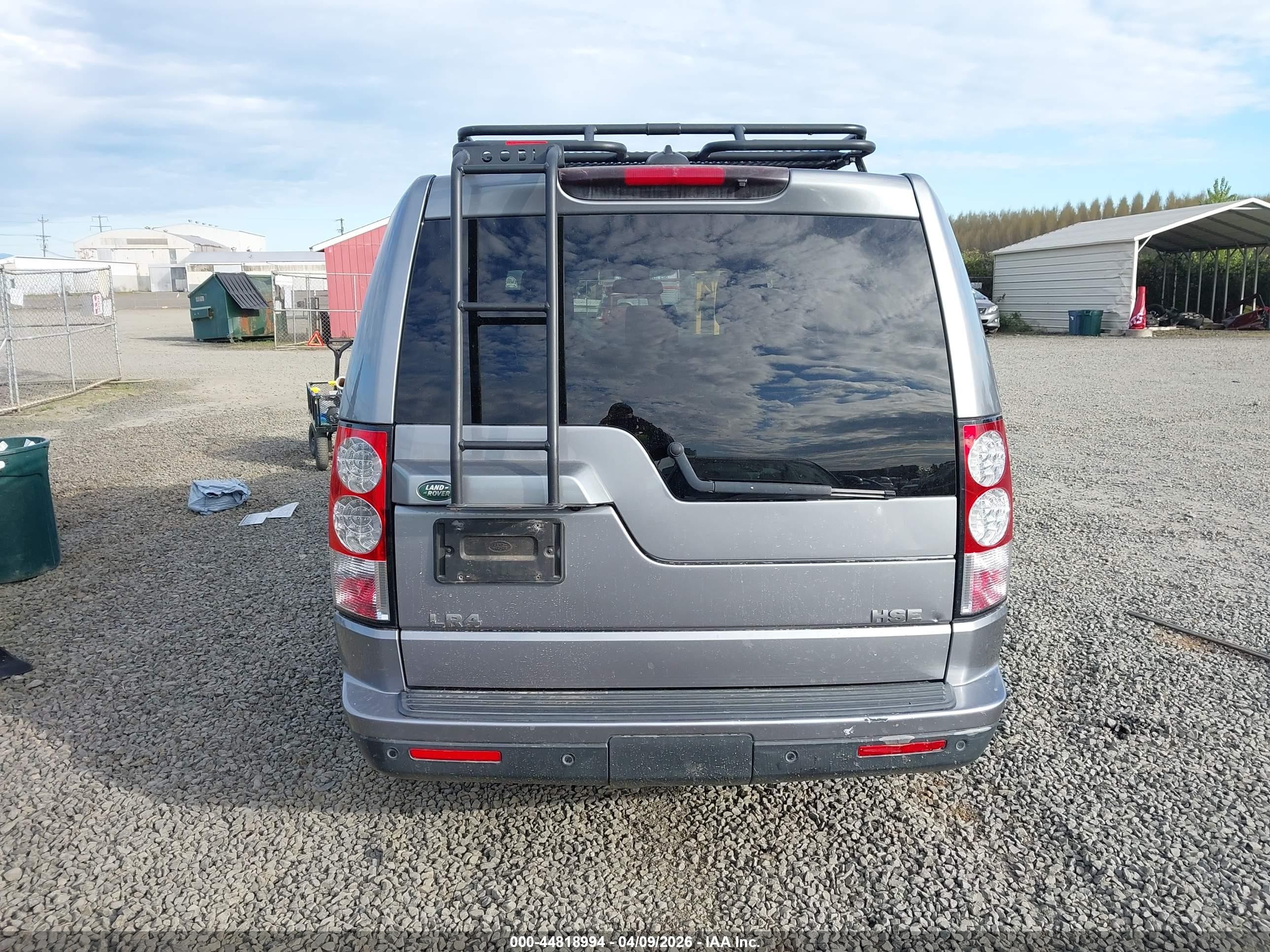 2011 Land Rover Lr4 Silver vin: SALAG2D42BA593262