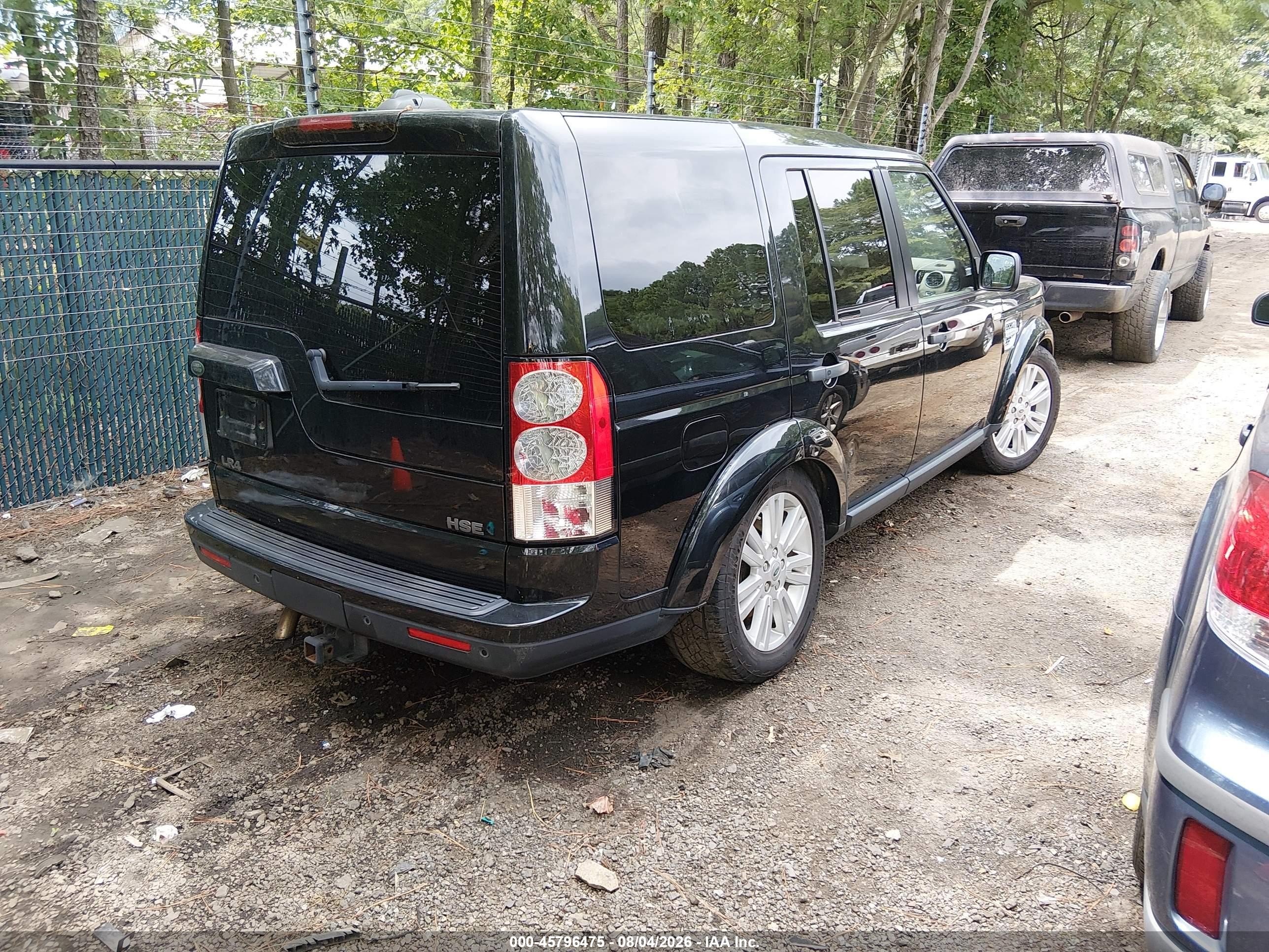 2012 Land Rover Lr4   Black vin: SALAG2D42CA619392