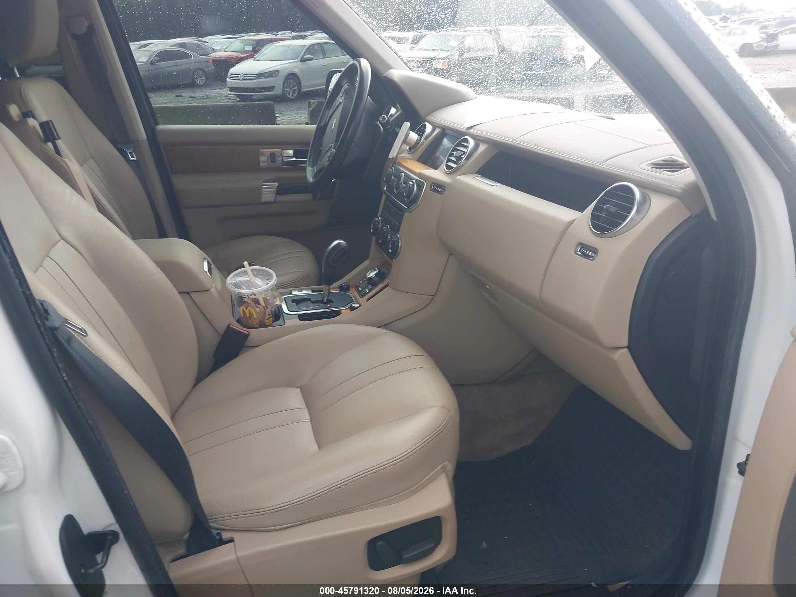 2012 Land Rover Lr4   White vin: SALAG2D42CA646348