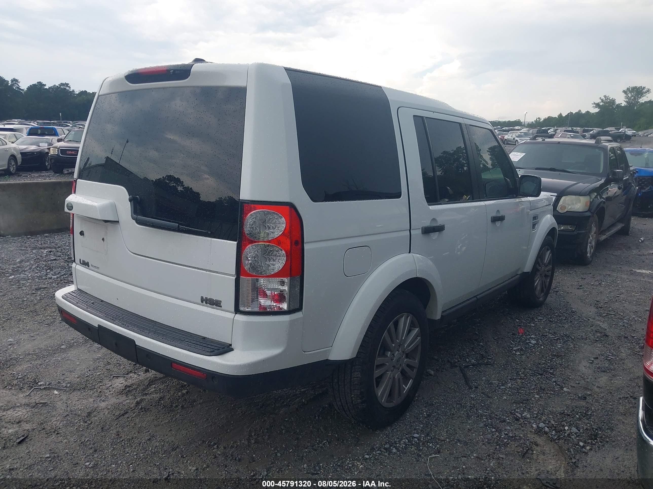 2012 Land Rover Lr4   White vin: SALAG2D42CA646348