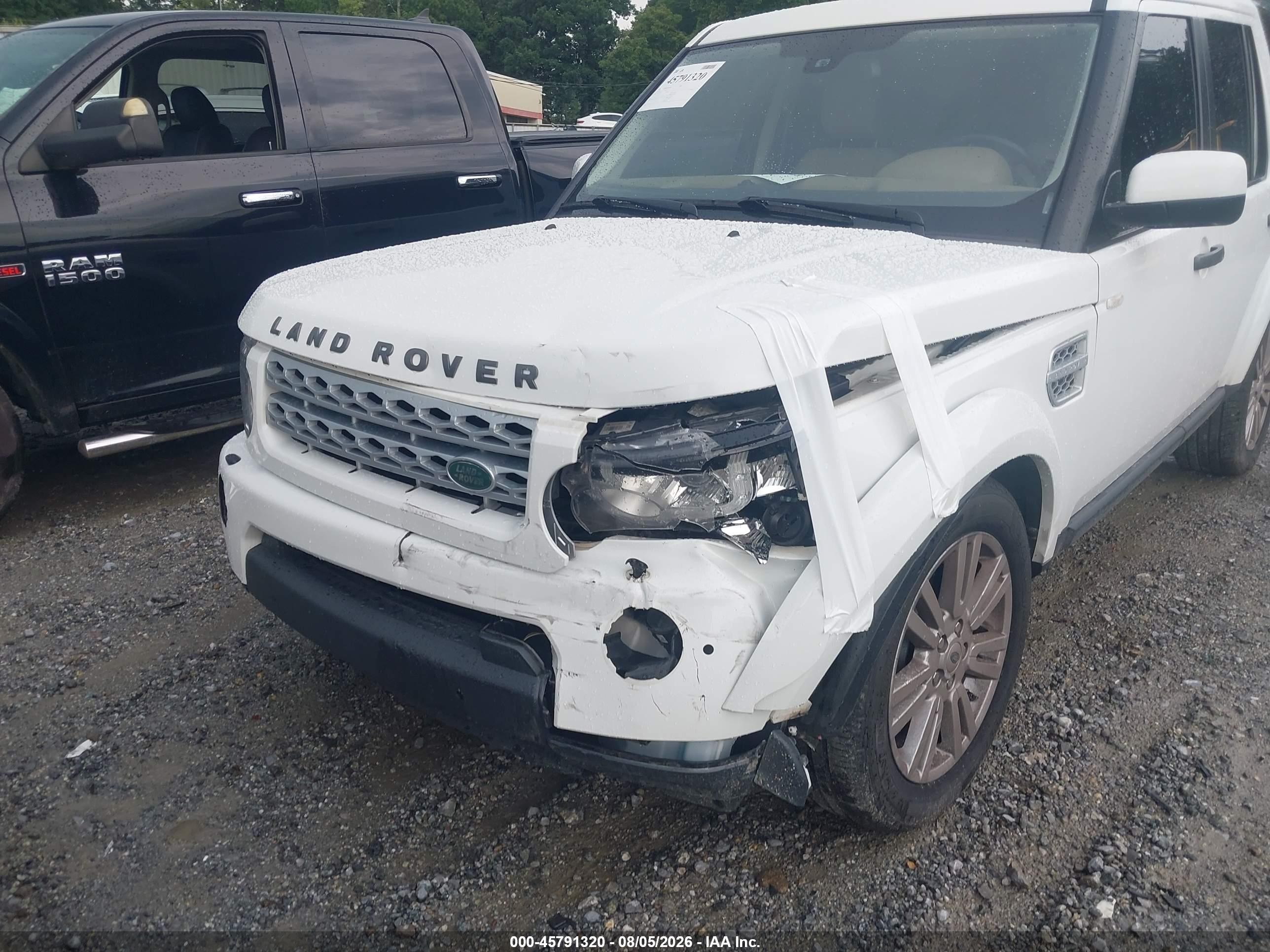 2012 Land Rover Lr4   White vin: SALAG2D42CA646348