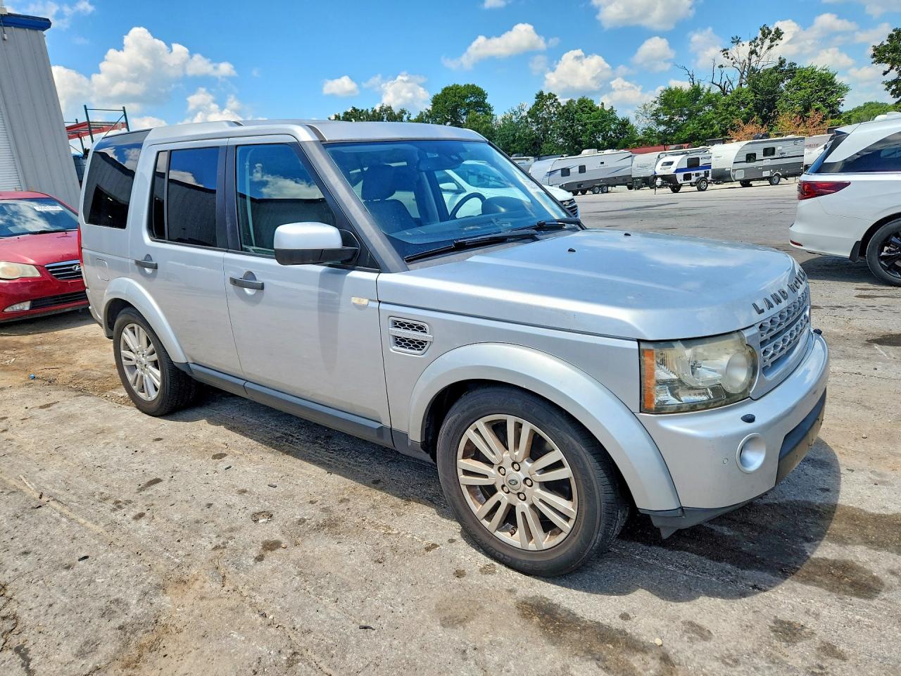 2012 Land Rover Lr4 Hse Silver vin: SALAG2D43CA632829
