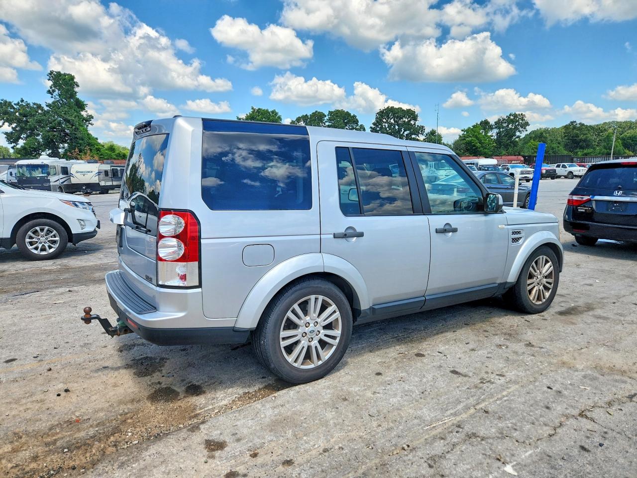 2012 Land Rover Lr4 Hse Silver vin: SALAG2D43CA632829