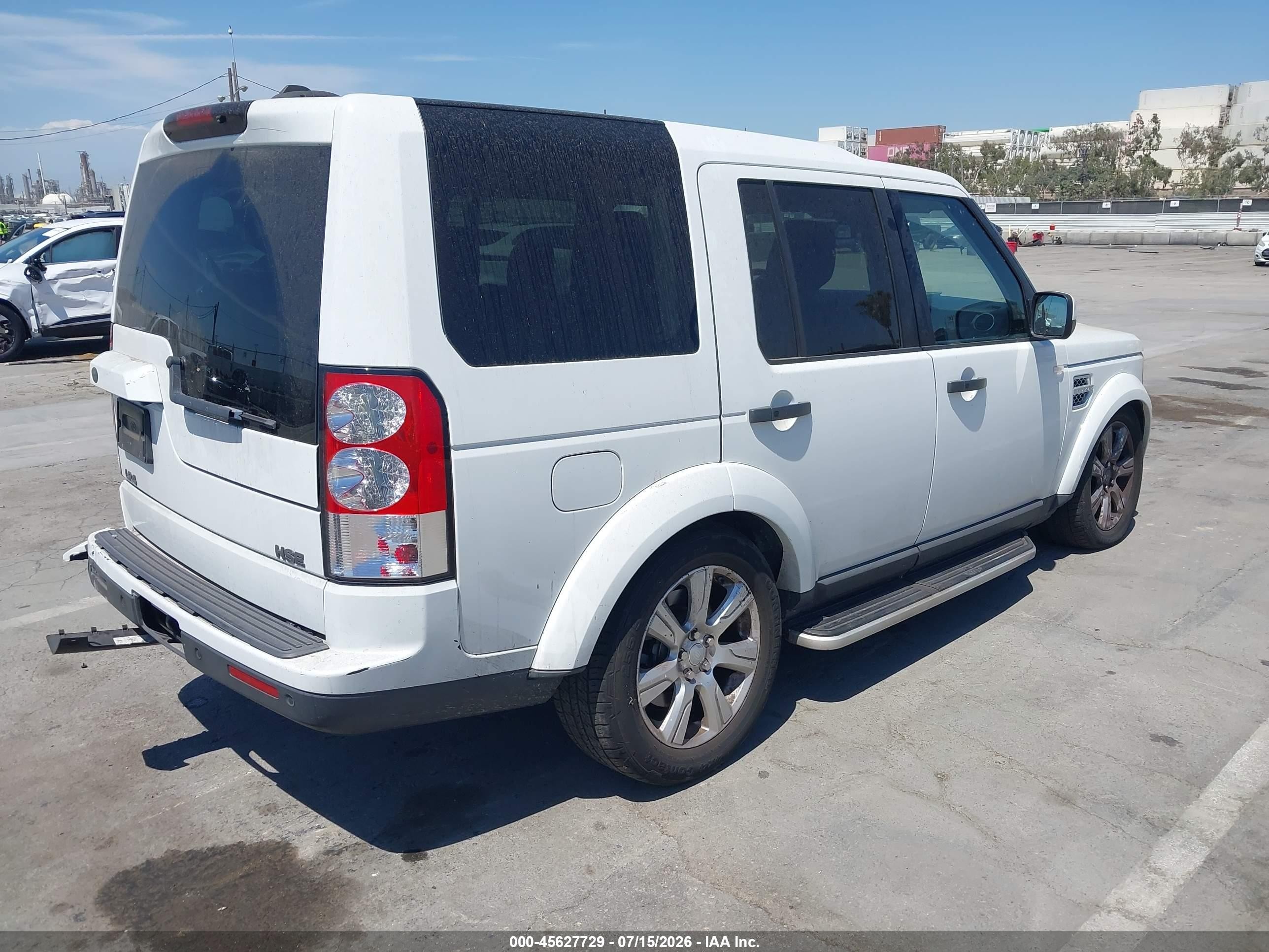 2013 Land Rover Lr4   White vin: SALAG2D43DA695284